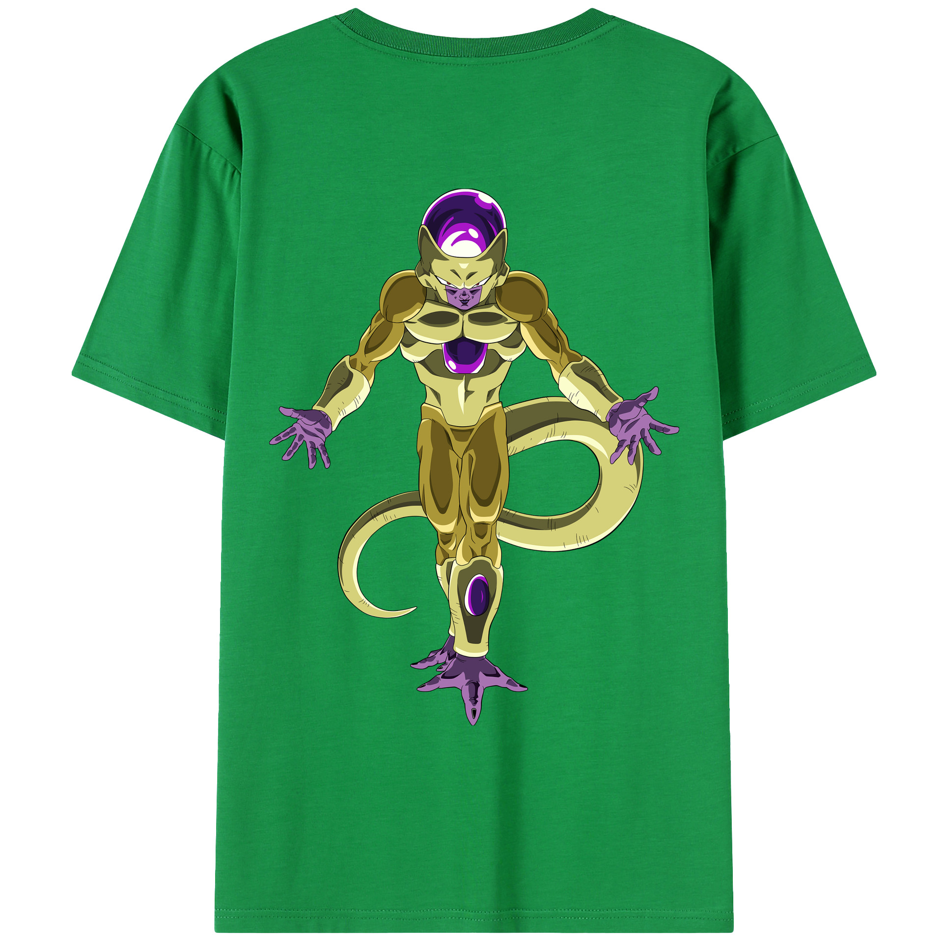 （画像用） ドラゴンボール フリーザ DRAGON BALL Frieza 綿100％ メンズ半袖Tシャツ（バックプリント） 通気性