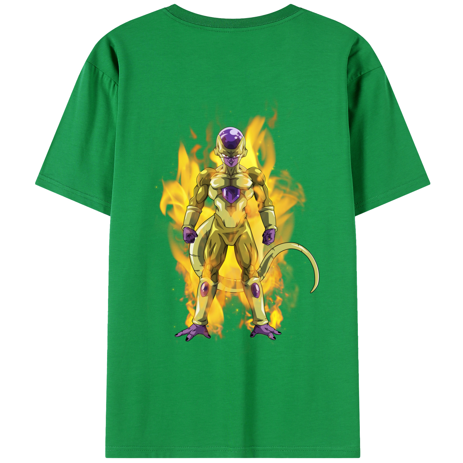 （画像用） ドラゴンボール フリーザ DRAGON BALL Frieza 綿100％ メンズ半袖Tシャツ（バックプリント） 通気性