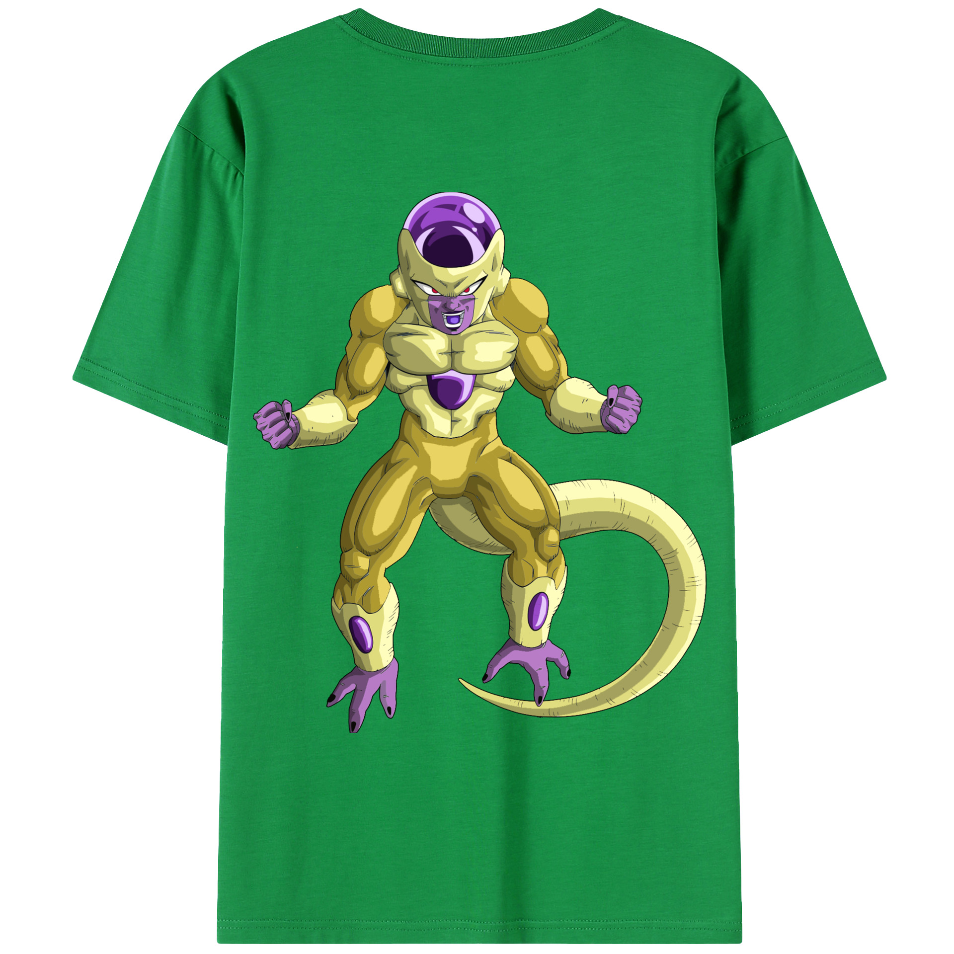 （画像用） ドラゴンボール フリーザ DRAGON BALL Frieza 綿100％ メンズ半袖Tシャツ（バックプリント） 通気性