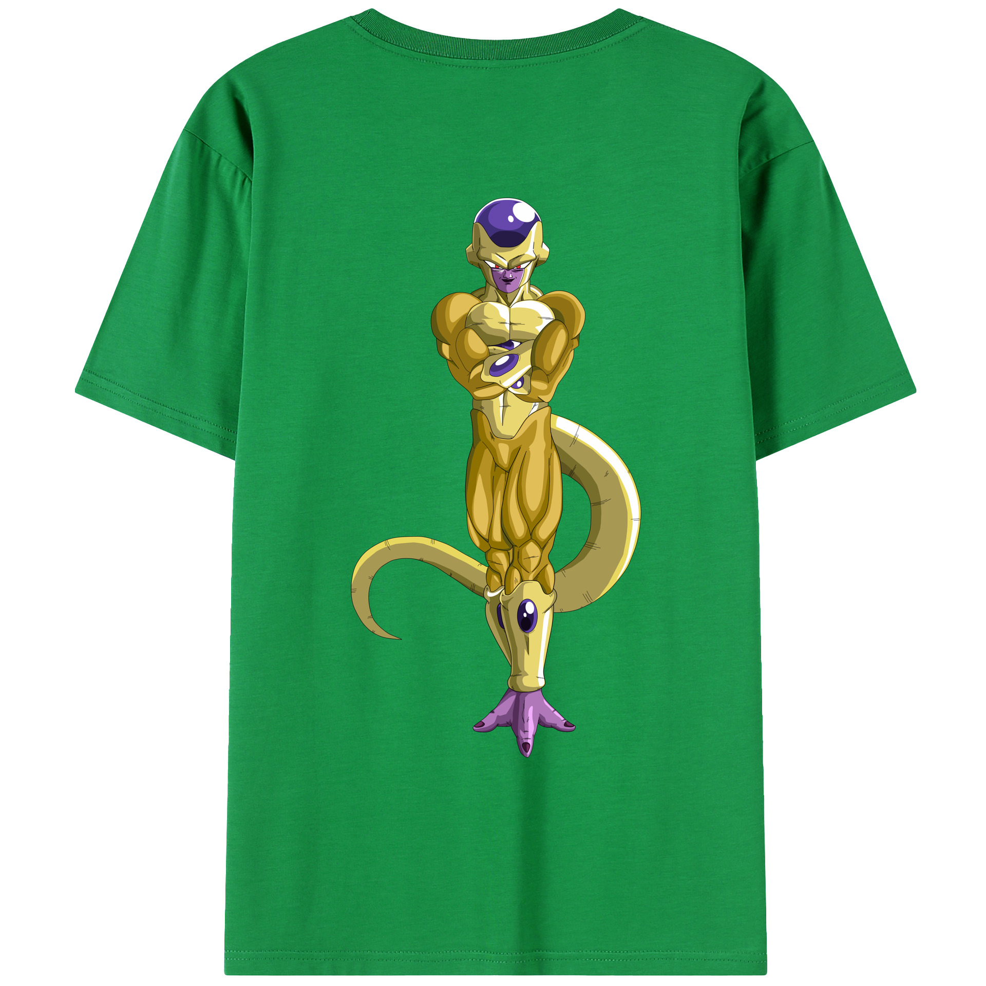 （画像用） ドラゴンボール フリーザ DRAGON BALL Frieza 綿100％ メンズ半袖Tシャツ（バックプリント） 通気性