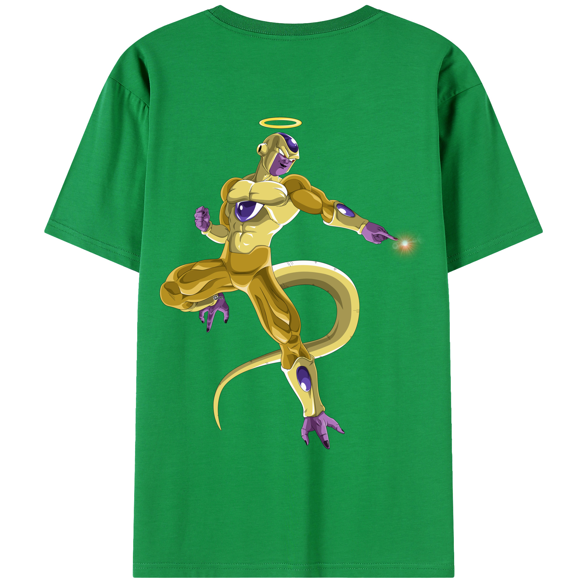 （画像用） ドラゴンボール フリーザ DRAGON BALL Frieza 綿100％ メンズ半袖Tシャツ（バックプリント） 通気性