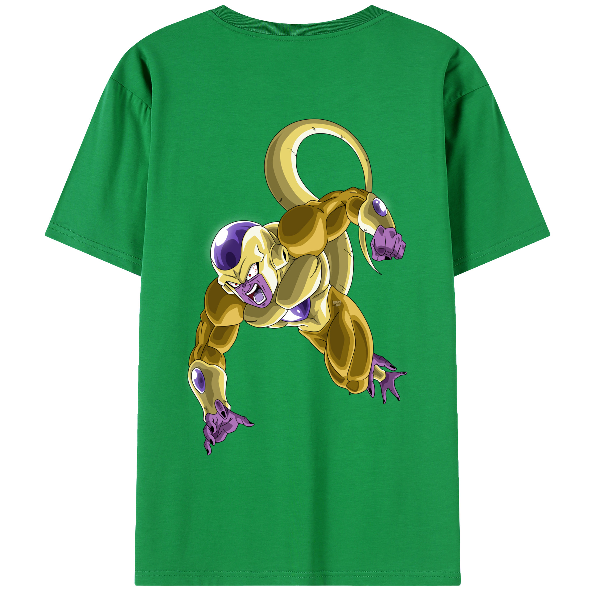 （画像用） ドラゴンボール フリーザ DRAGON BALL Frieza 綿100％ メンズ半袖Tシャツ（バックプリント） 通気性