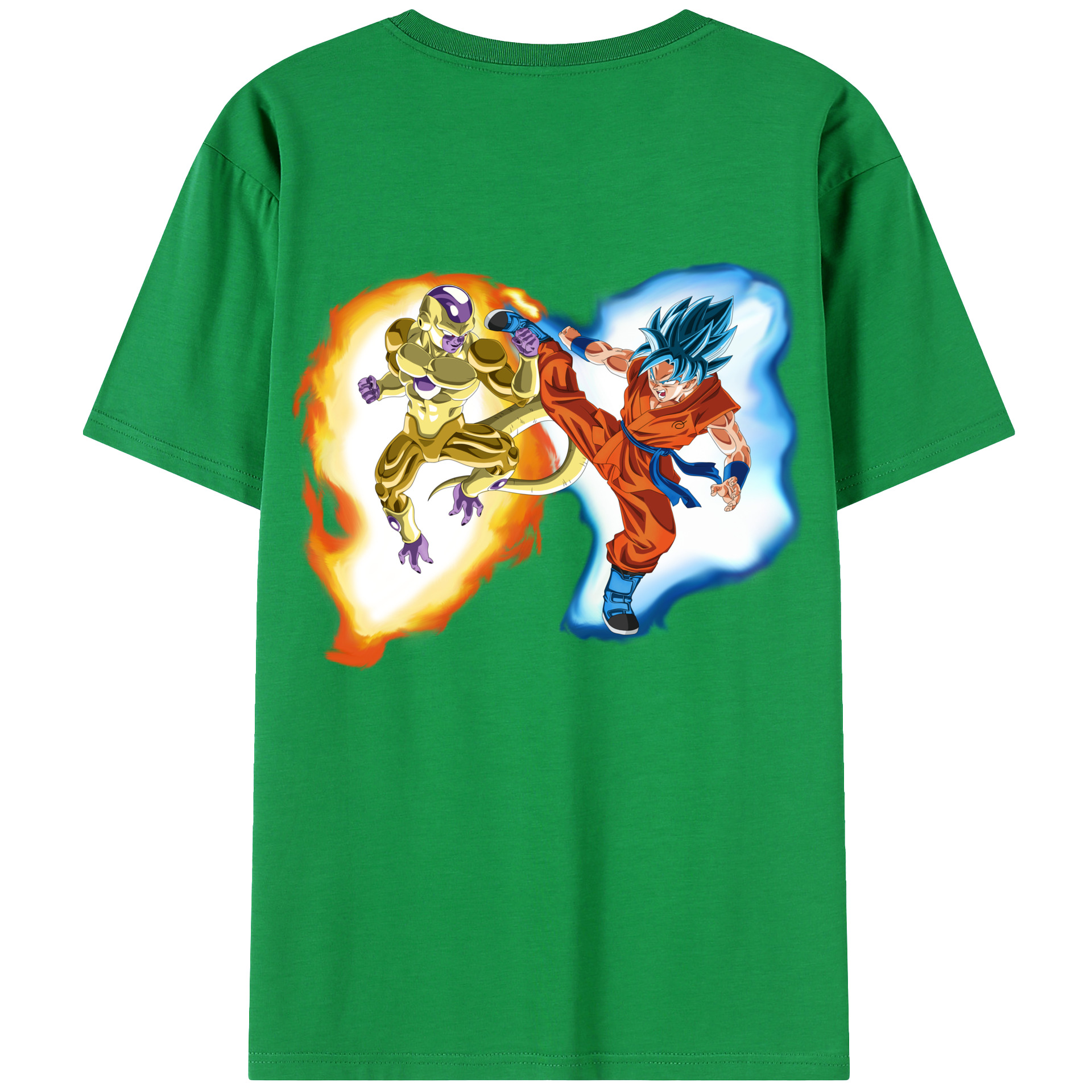 （画像用） ドラゴンボール フリーザ DRAGON BALL Frieza 綿100％ メンズ半袖Tシャツ（バックプリント） 通気性