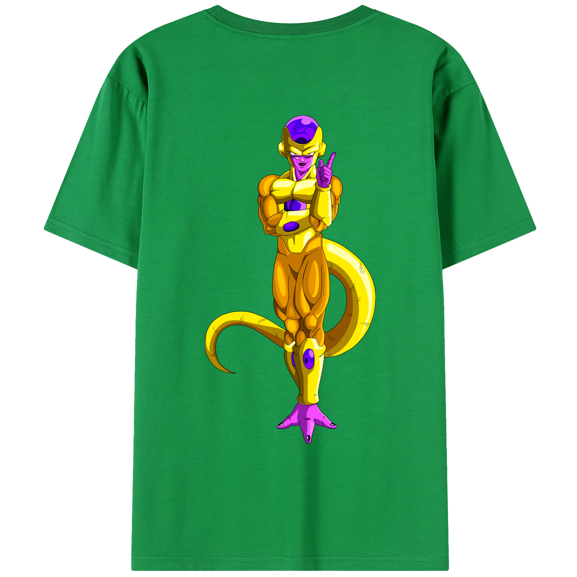 （画像用） ドラゴンボール フリーザ DRAGON BALL Frieza 綿100％ メンズ半袖Tシャツ（バックプリント） 通気性