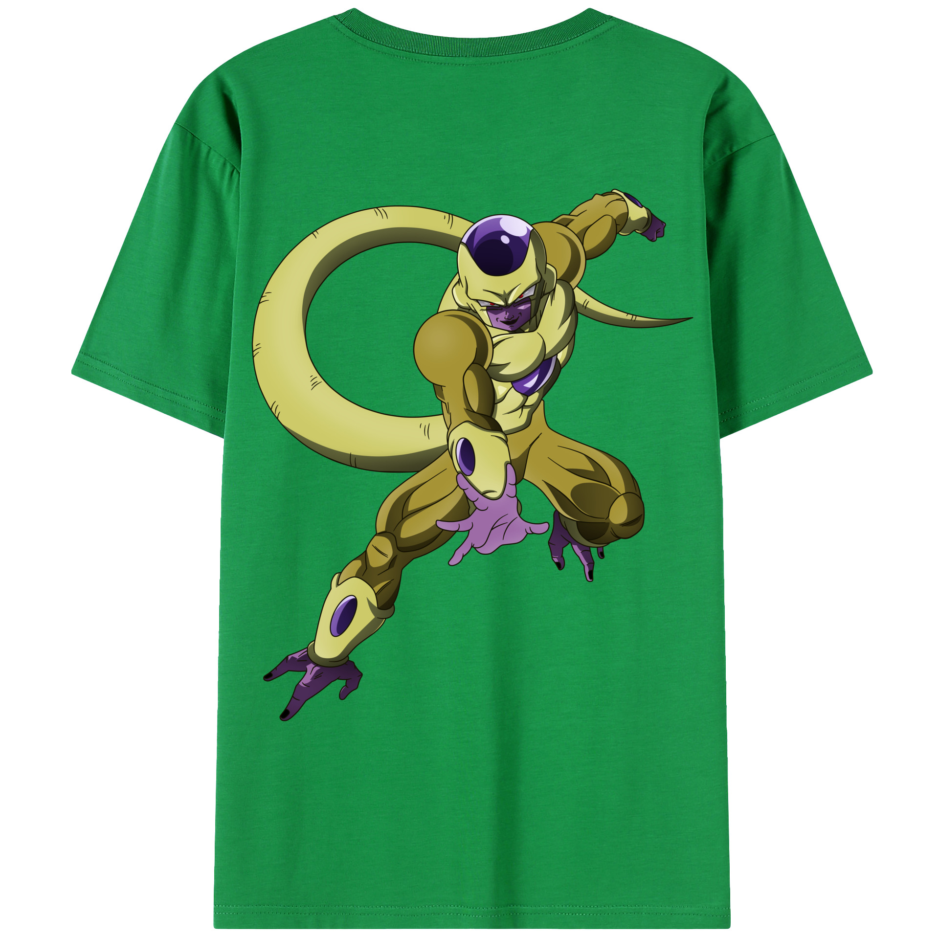 （画像用） ドラゴンボール フリーザ DRAGON BALL Frieza 綿100％ メンズ半袖Tシャツ（バックプリント） 通気性