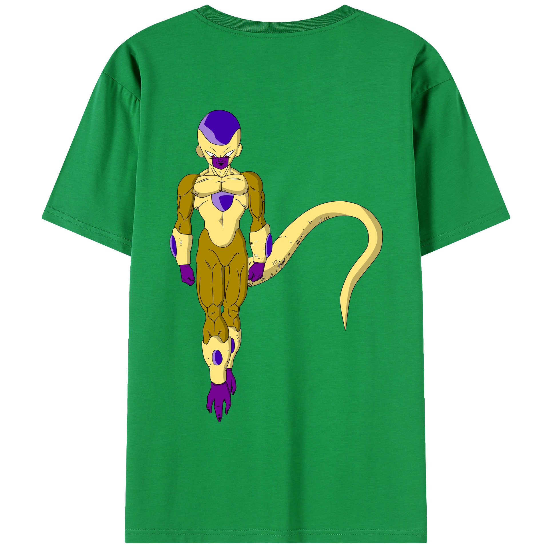 （画像用） ドラゴンボール フリーザ DRAGON BALL Frieza 綿100％ メンズ半袖Tシャツ（バックプリント） 通気性