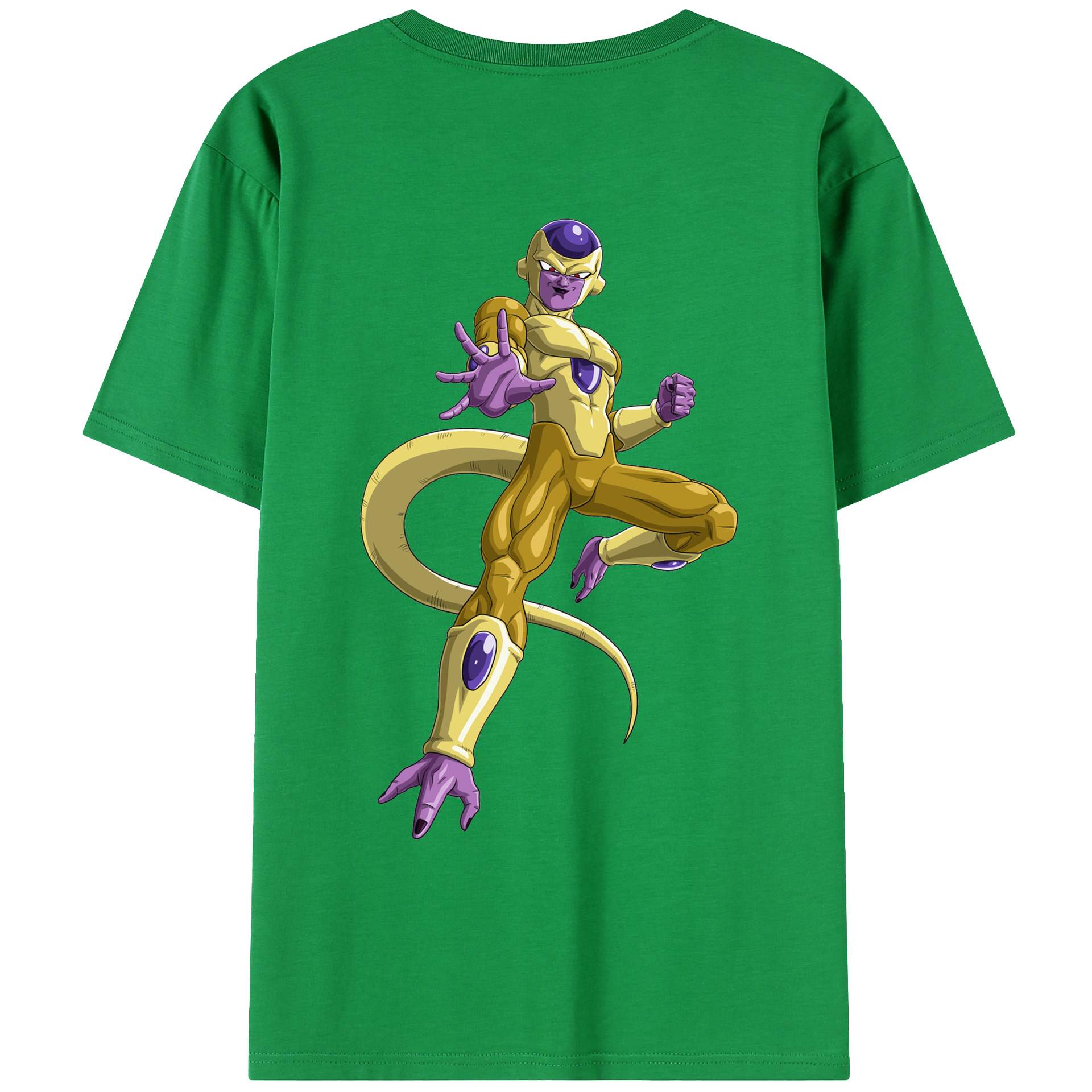 （画像用） ドラゴンボール フリーザ DRAGON BALL Frieza 綿100％ メンズ半袖Tシャツ（バックプリント） 通気性