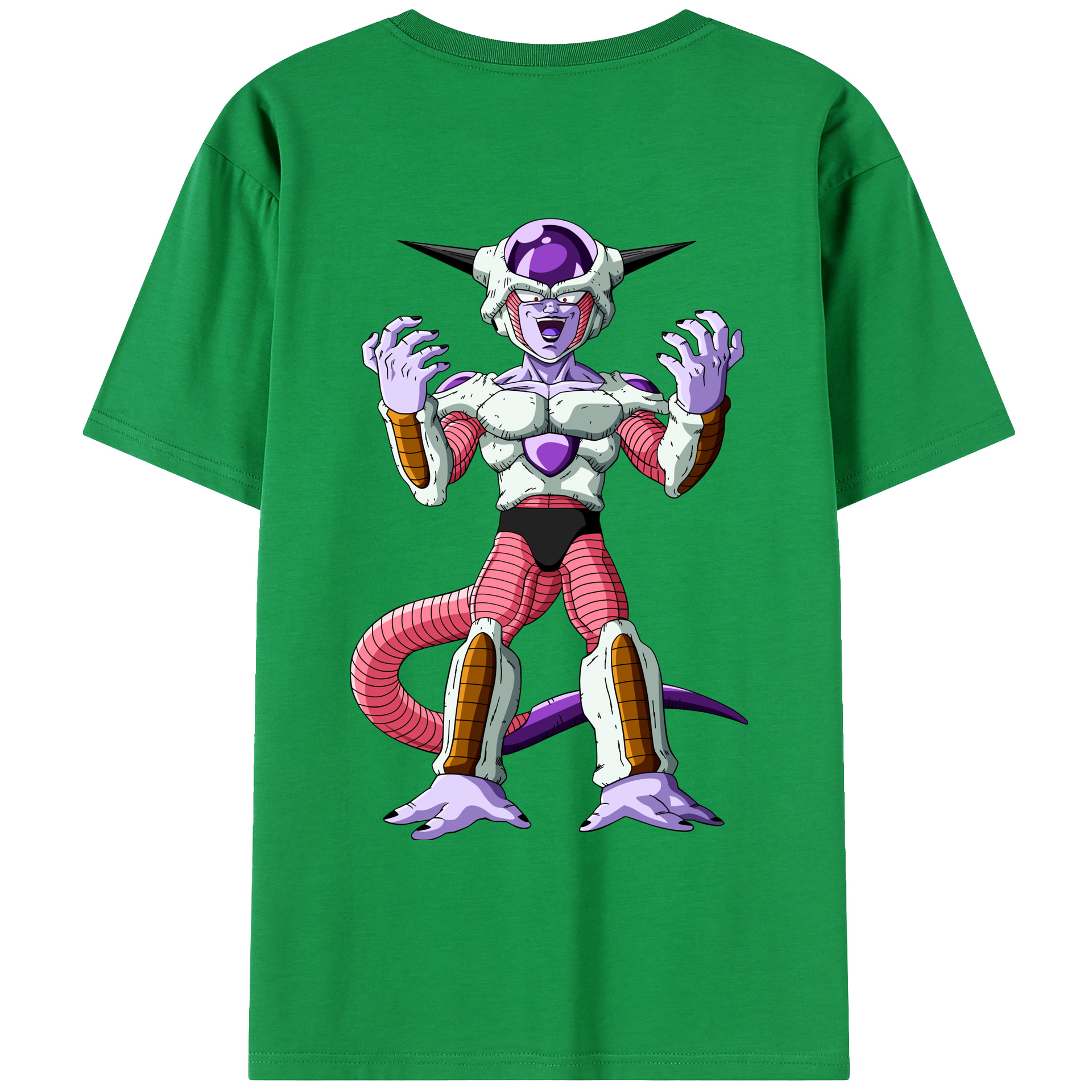 （画像用） ドラゴンボール フリーザ DRAGON BALL Frieza 綿100％ メンズ半袖Tシャツ（バックプリント） 通気性