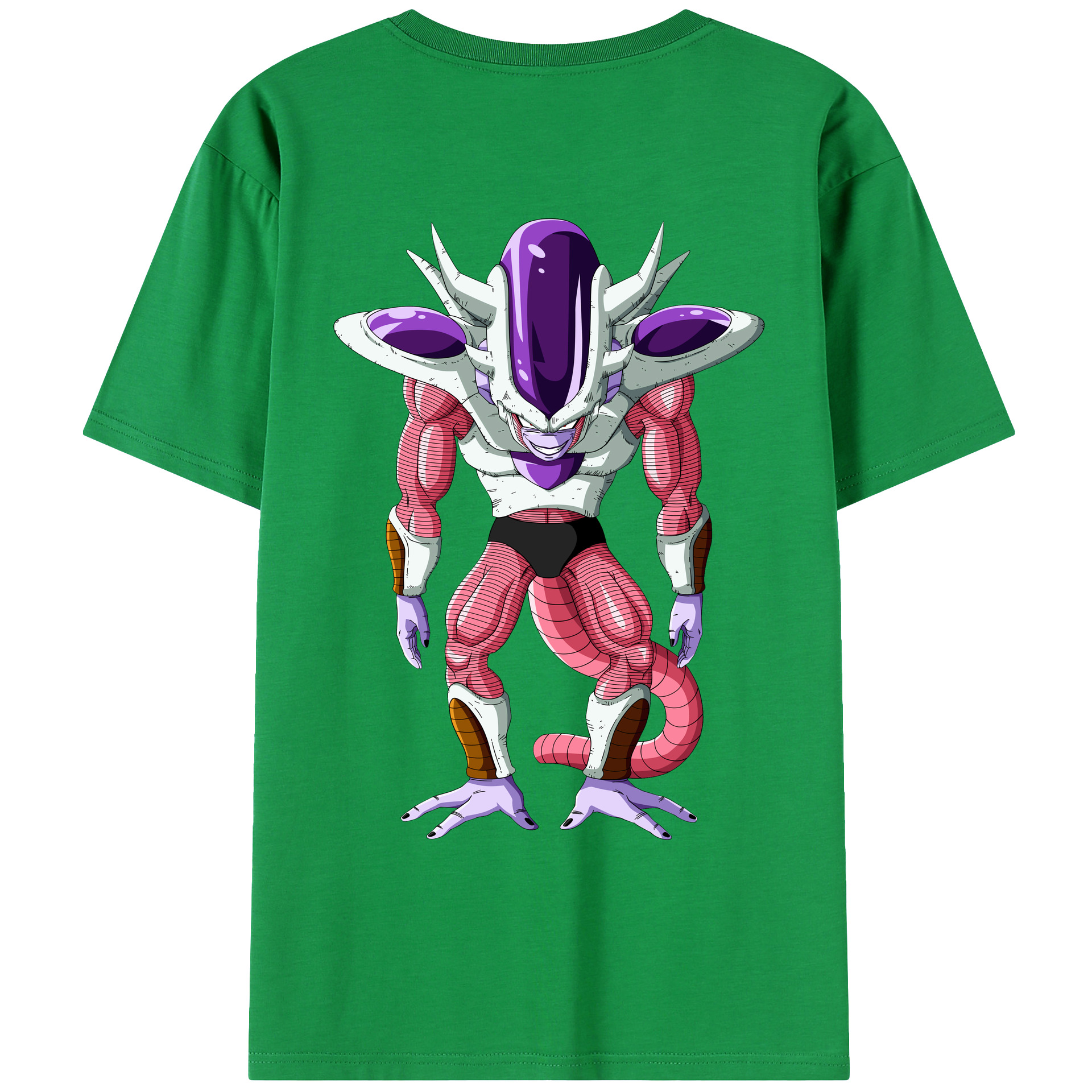 （画像用） ドラゴンボール フリーザ DRAGON BALL Frieza 綿100％ メンズ半袖Tシャツ（バックプリント） 通気性
