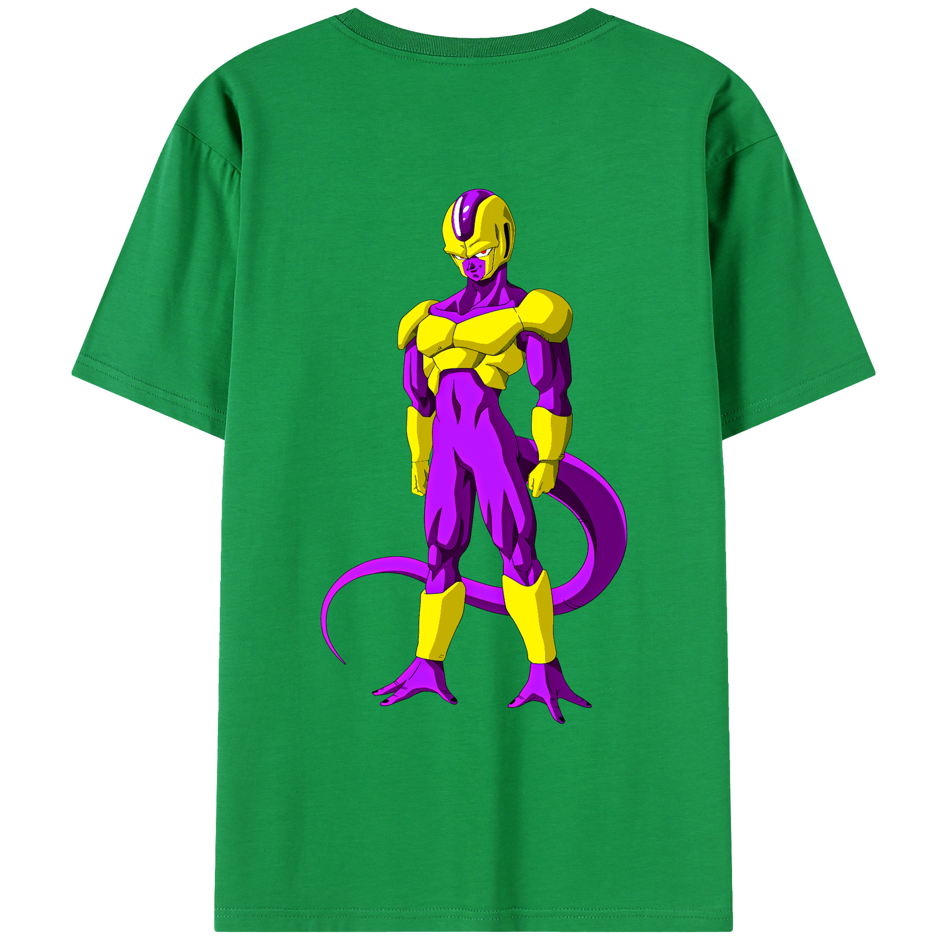 （画像用） ドラゴンボール フリーザ DRAGON BALL Frieza 綿100％ メンズ半袖Tシャツ（バックプリント） 通気性