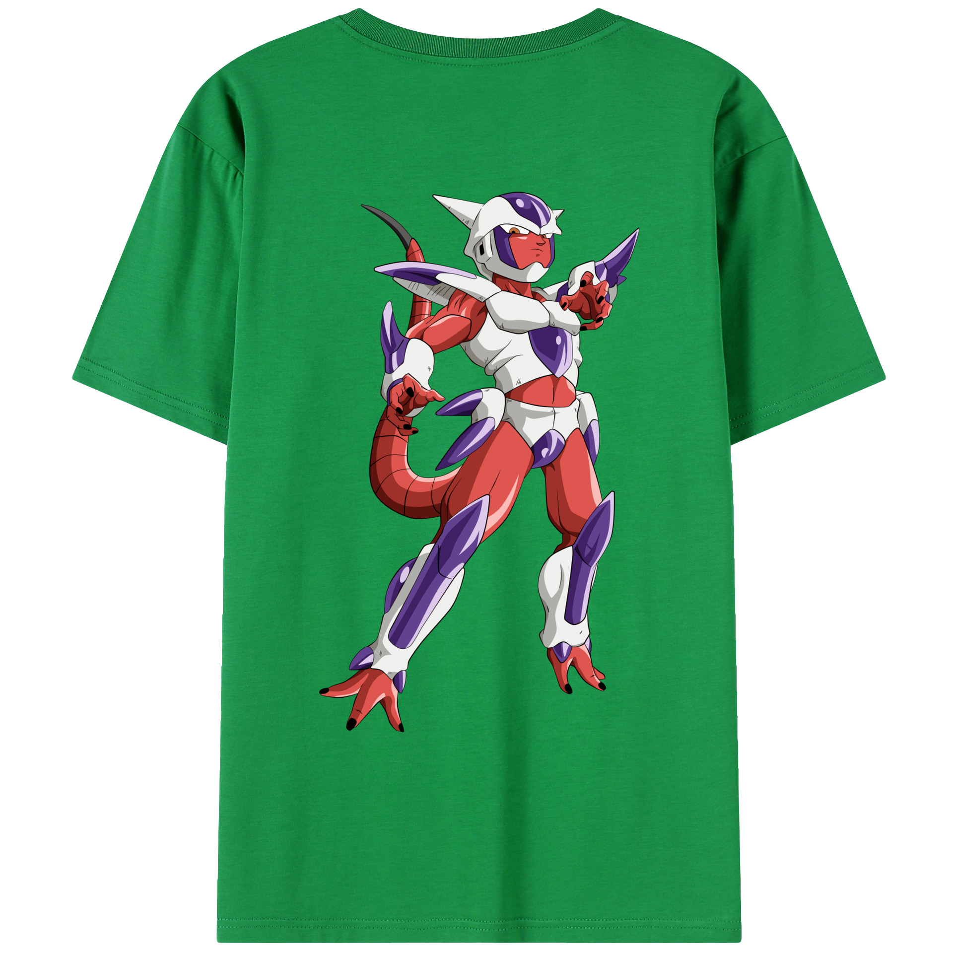 （画像用） ドラゴンボール フリーザ DRAGON BALL Frieza 綿100％ メンズ半袖Tシャツ（バックプリント） 通気性