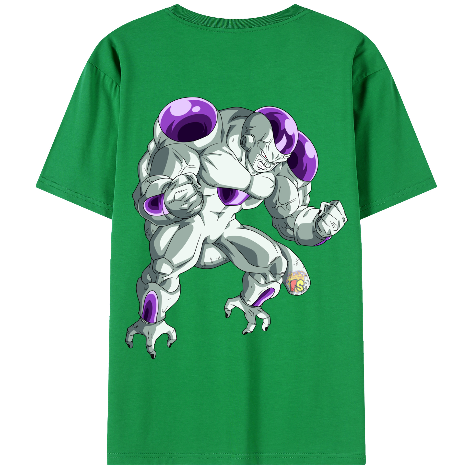 （画像用） ドラゴンボール フリーザ DRAGON BALL Frieza 綿100％ メンズ半袖Tシャツ（バックプリント） 通気性