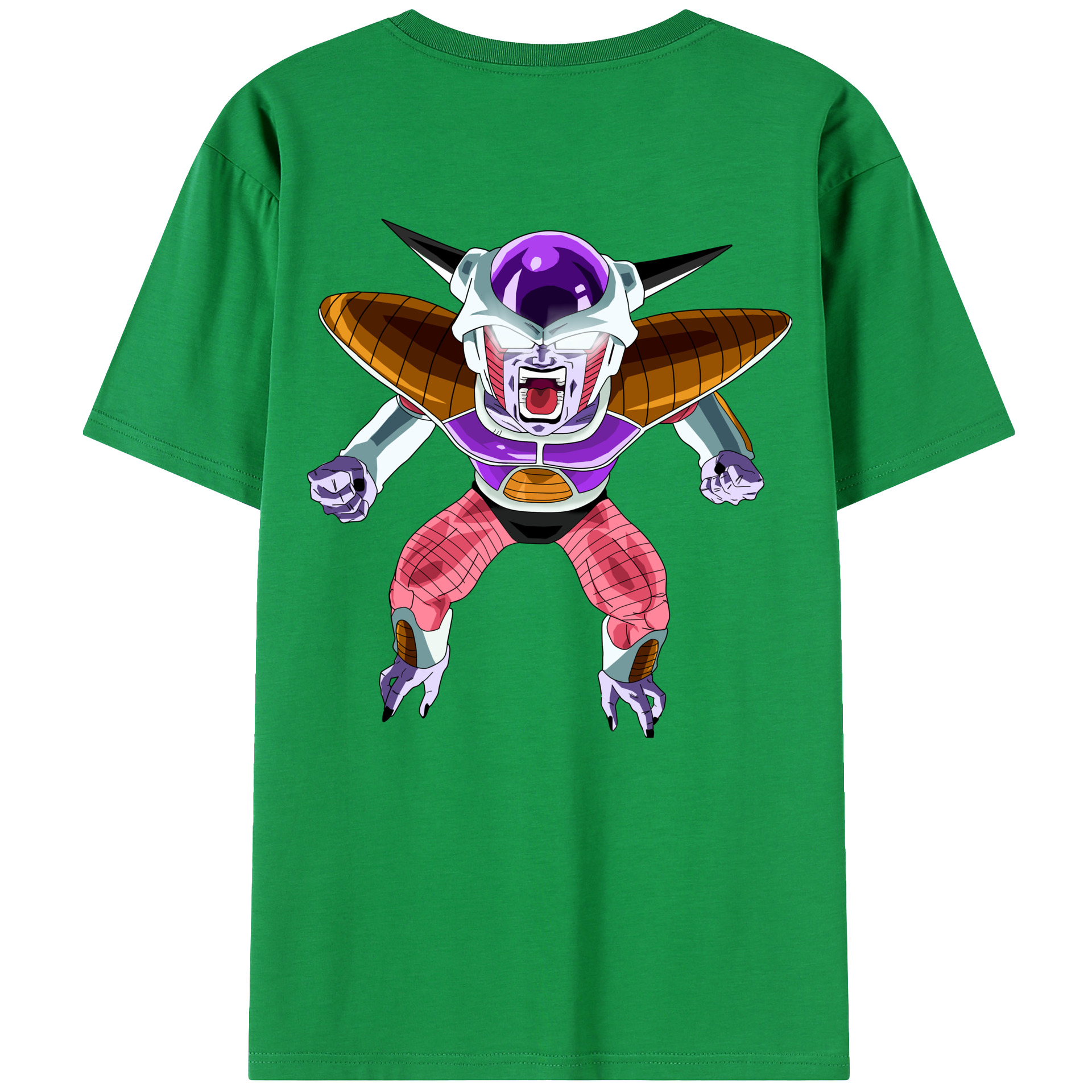 （画像用） ドラゴンボール フリーザ DRAGON BALL Frieza 綿100％ メンズ半袖Tシャツ（バックプリント） 通気性
