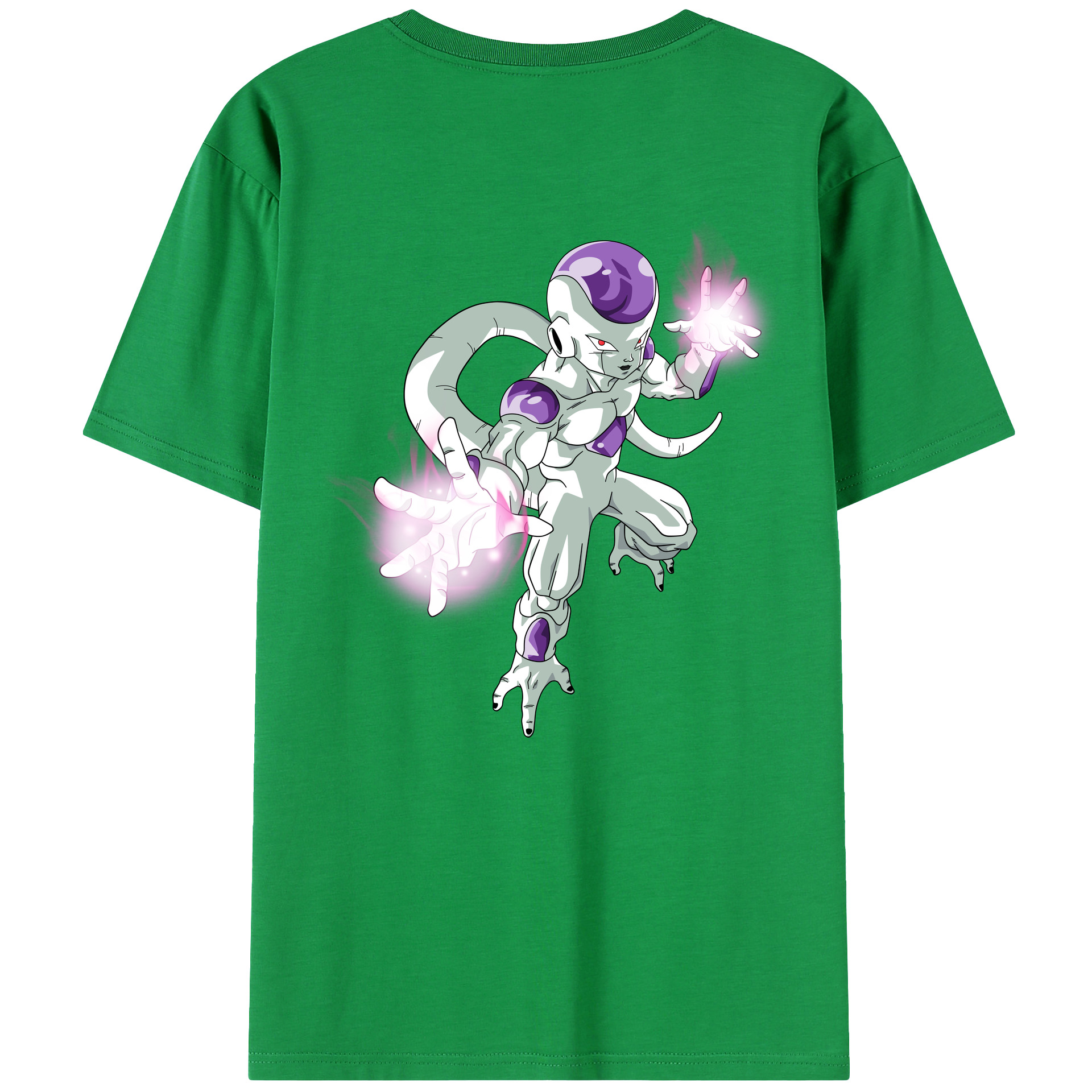 （画像用） ドラゴンボール フリーザ DRAGON BALL Frieza 綿100％ メンズ半袖Tシャツ（バックプリント） 通気性