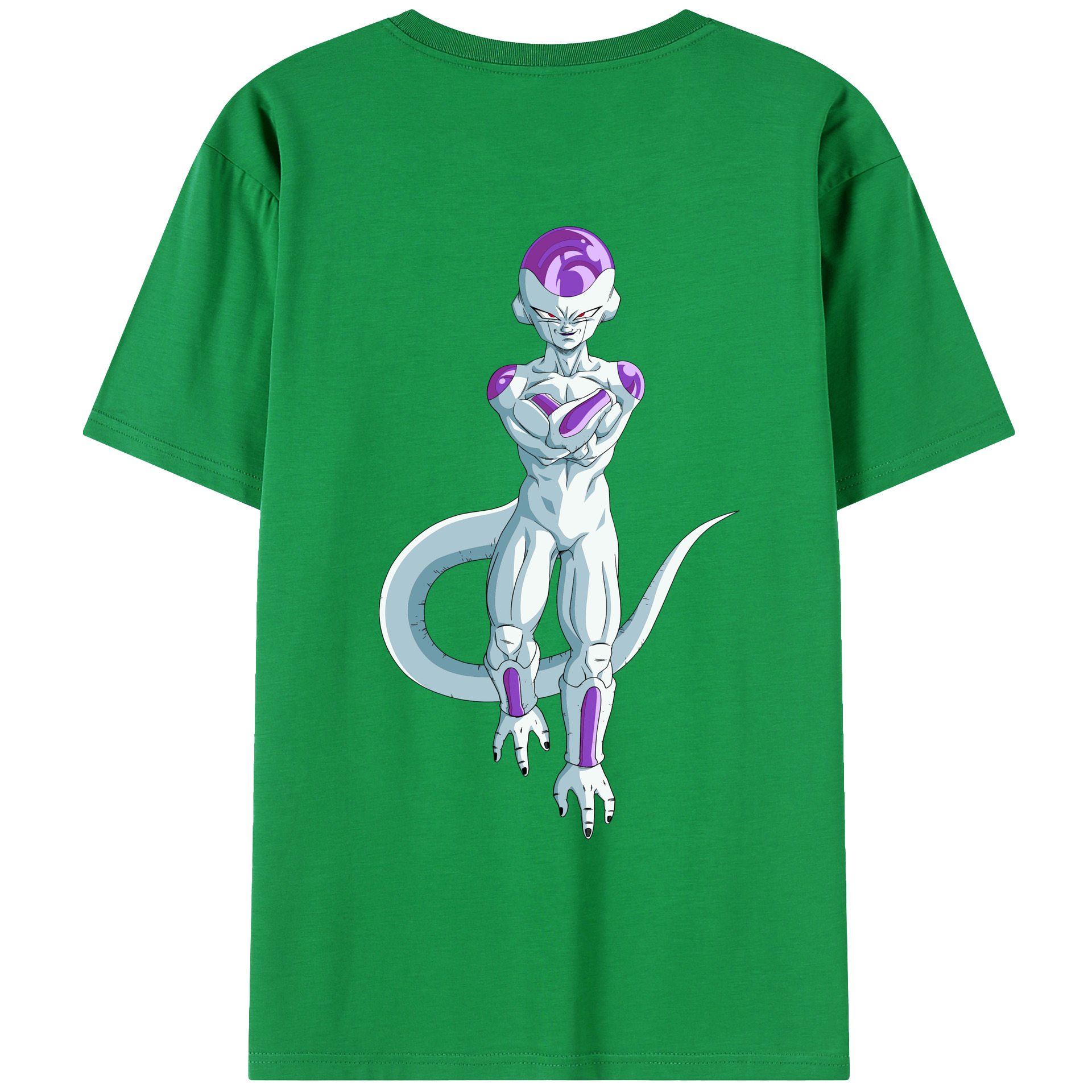 （画像用） ドラゴンボール フリーザ DRAGON BALL Frieza 綿100％ メンズ半袖Tシャツ（バックプリント） 通気性