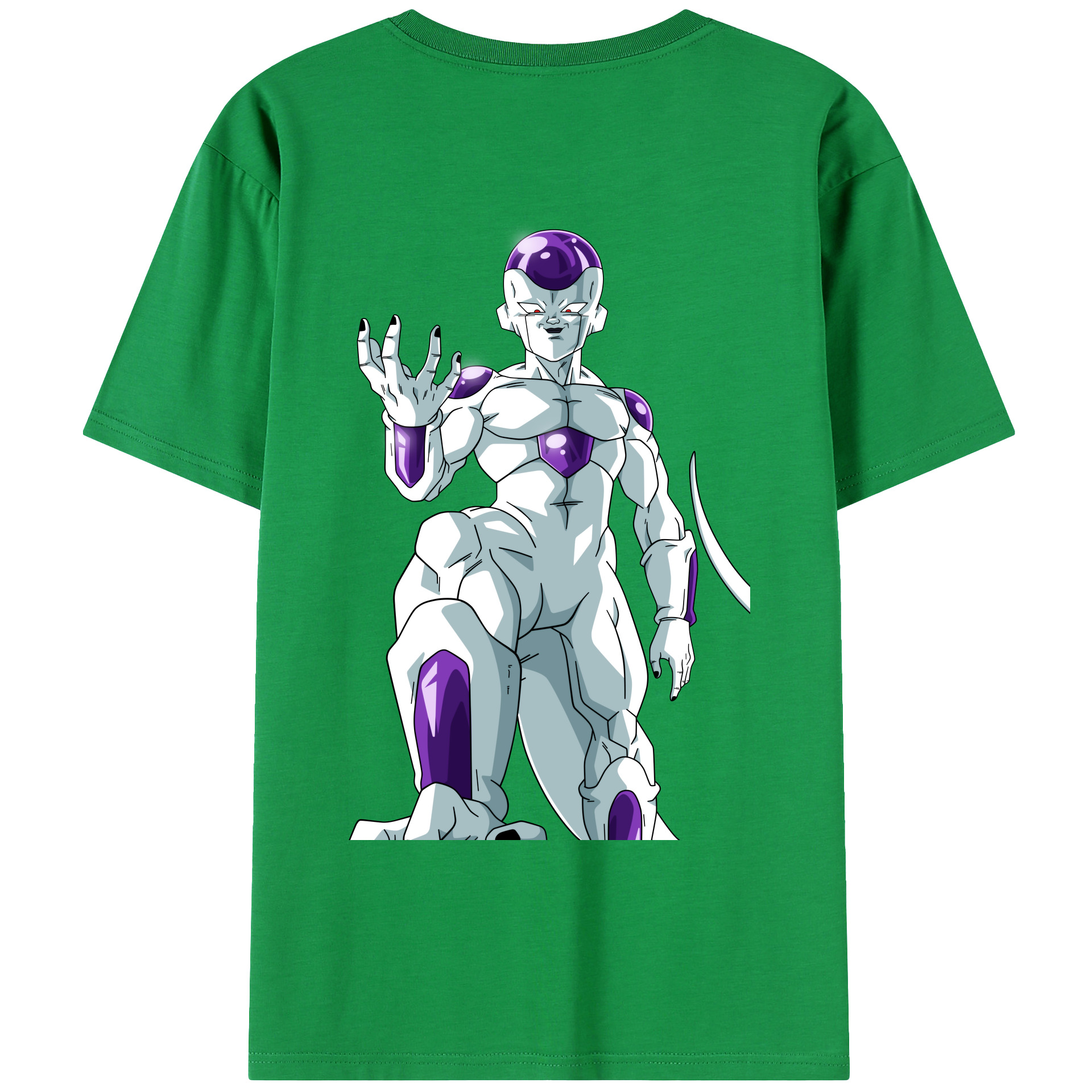 （画像用） ドラゴンボール フリーザ DRAGON BALL Frieza 綿100％ メンズ半袖Tシャツ（バックプリント） 通気性