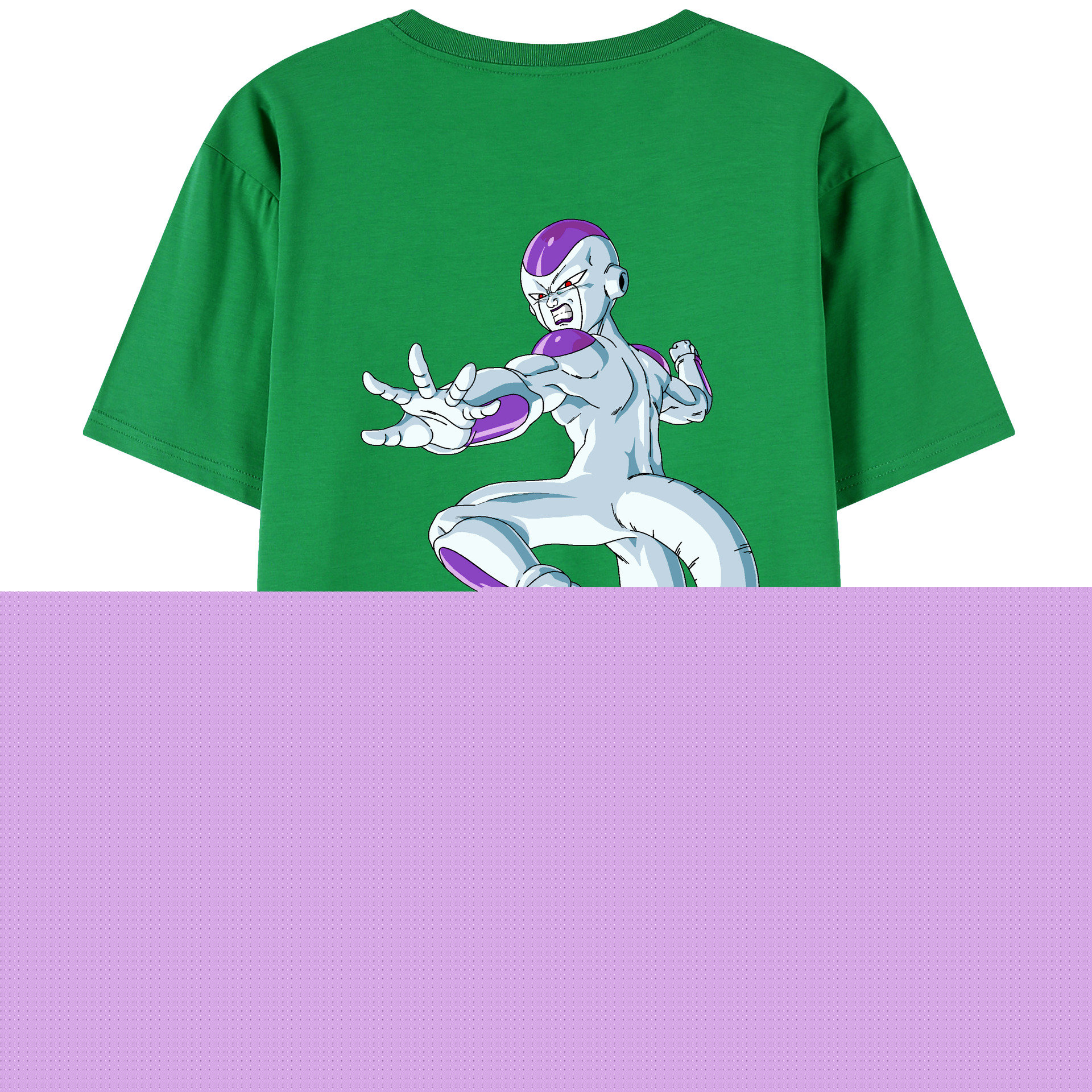 （画像用） ドラゴンボール フリーザ DRAGON BALL Frieza 綿100％ メンズ半袖Tシャツ（バックプリント） 通気性