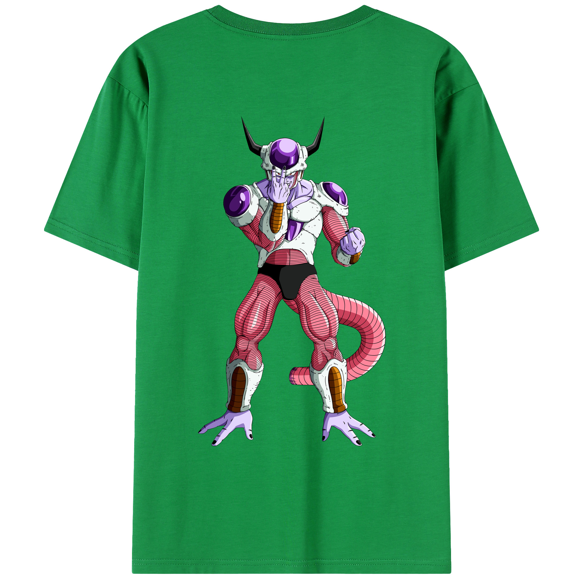 （画像用） ドラゴンボール フリーザ DRAGON BALL Frieza 綿100％ メンズ半袖Tシャツ（バックプリント） 通気性