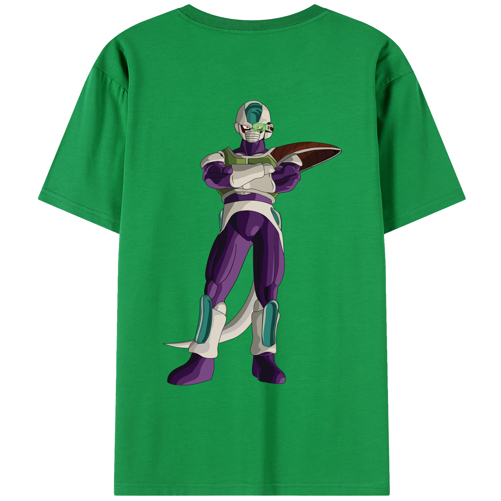 （画像用） ドラゴンボール フリーザ DRAGON BALL Frieza 綿100％ メンズ半袖Tシャツ（バックプリント） 通気性