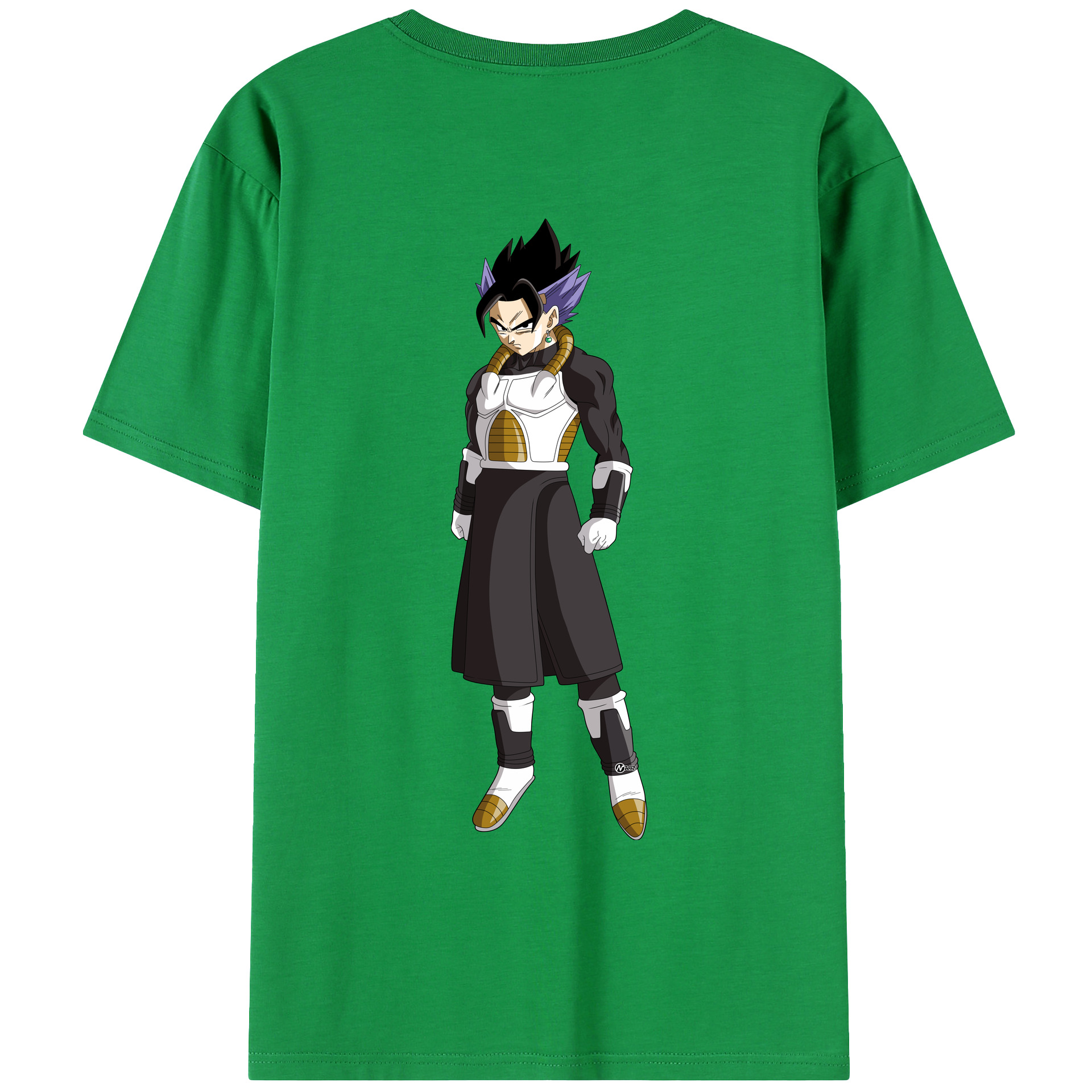 （画像用） ドラゴンボール ベジット DRAGON BALL Vegetto 綿100％ メンズ半袖Tシャツ（バックプリント） 通気性