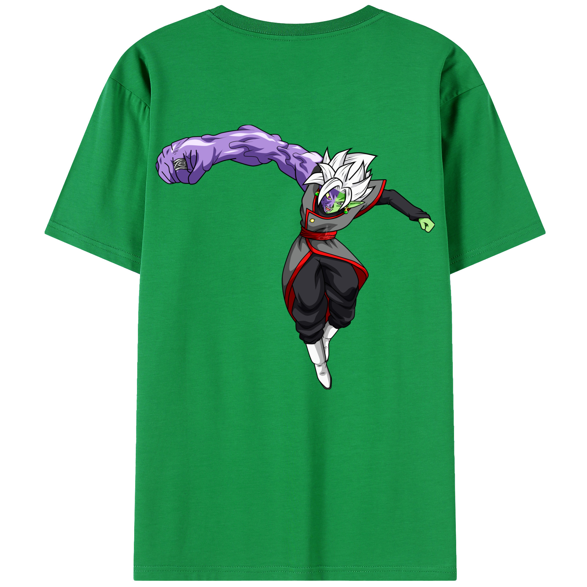 （画像用） ドラゴンボール ベジット DRAGON BALL Vegetto 綿100％ メンズ半袖Tシャツ（バックプリント） 通気性