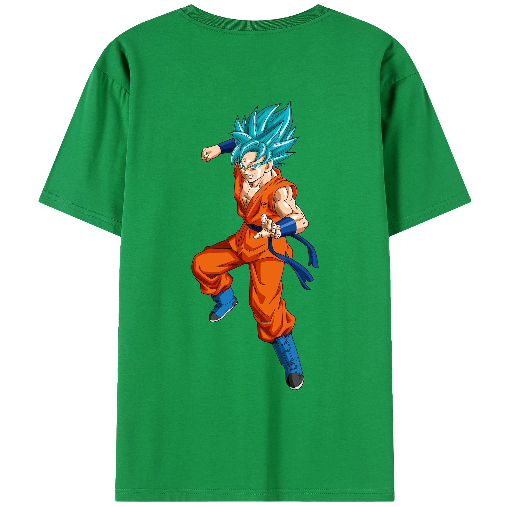 （画像用） ドラゴンボール ベジット DRAGON BALL Vegetto 綿100％ メンズ半袖Tシャツ（バックプリント） 通気性