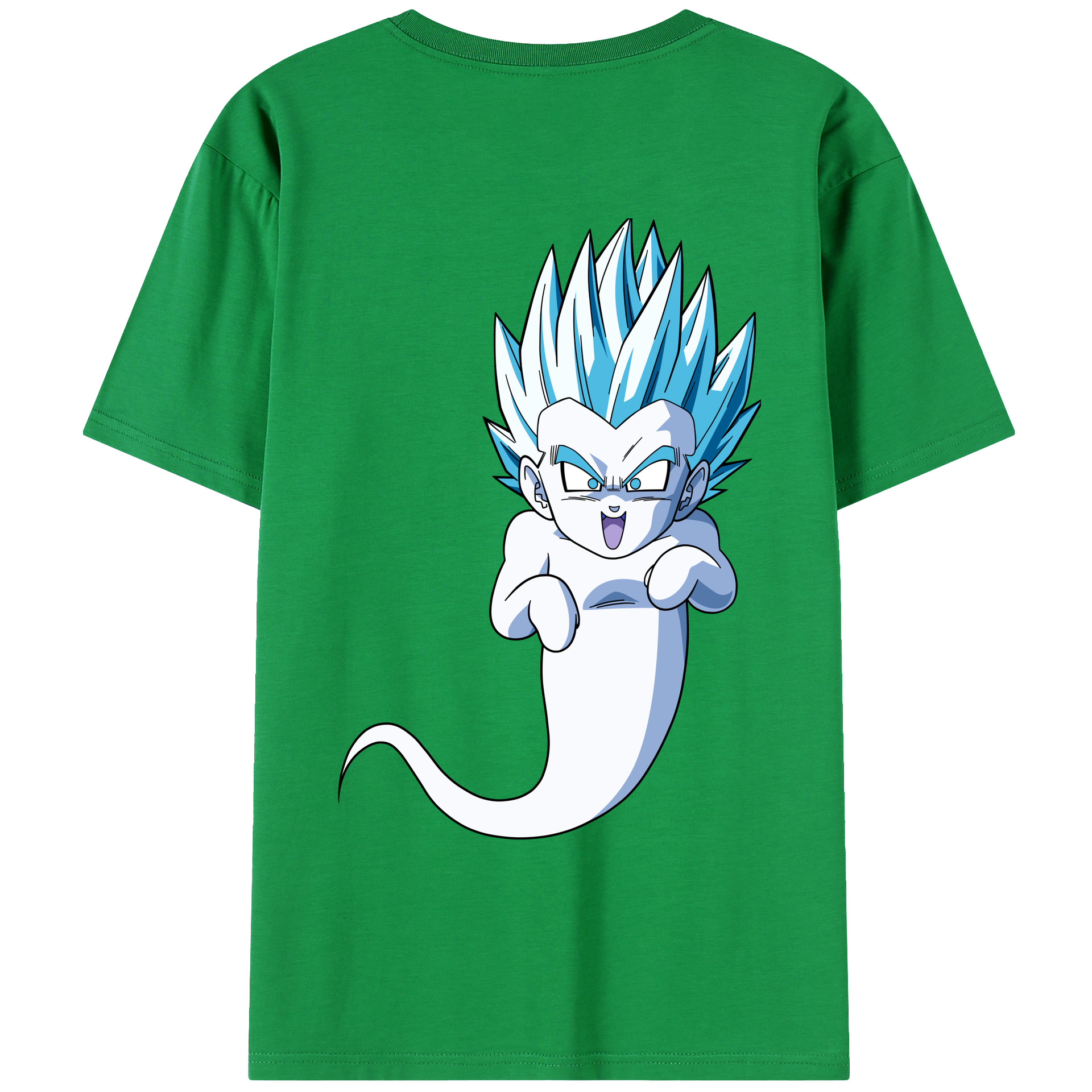 （画像用） ドラゴンボール ベジット DRAGON BALL Vegetto 綿100％ メンズ半袖Tシャツ（バックプリント） 通気性