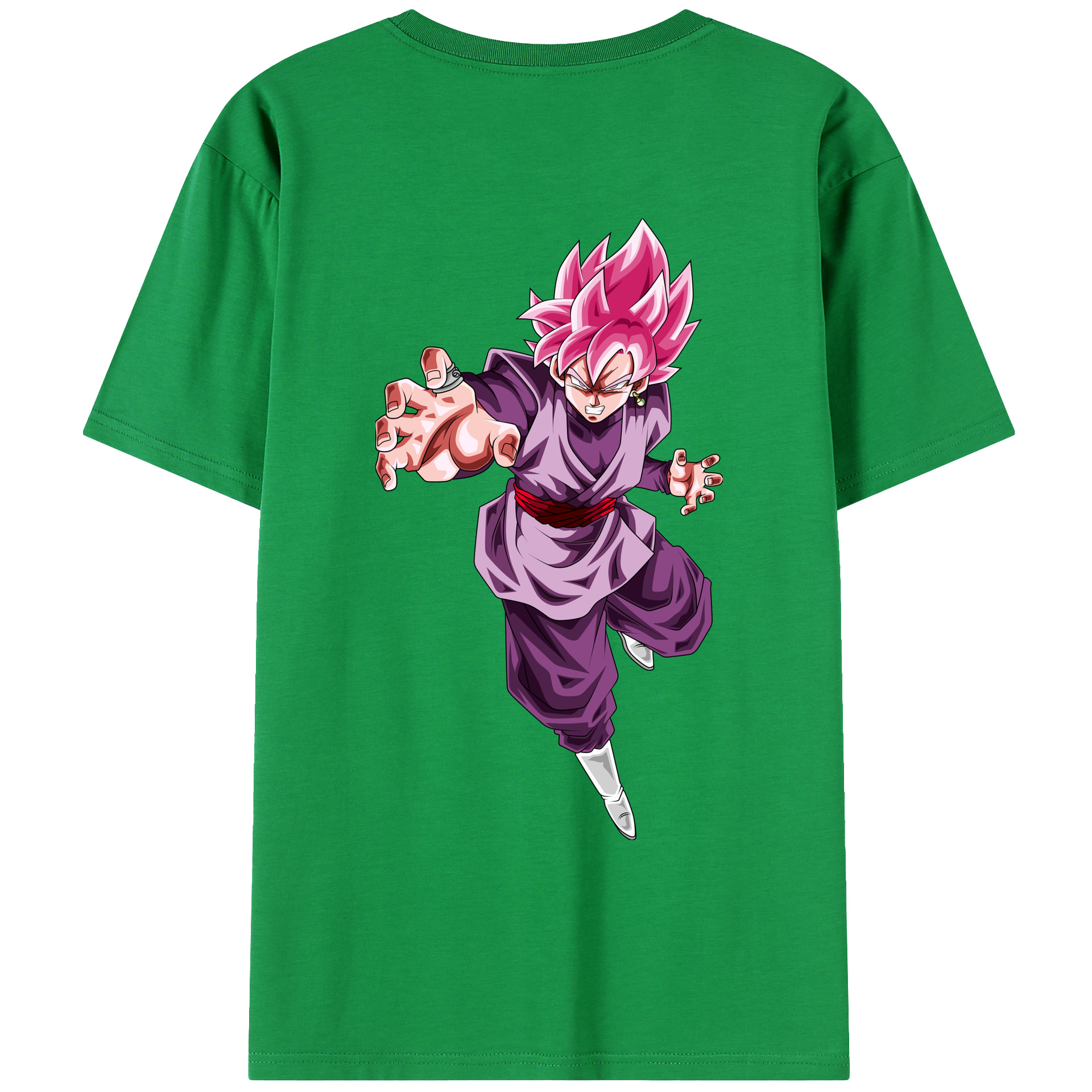 （画像用） ドラゴンボール ベジット DRAGON BALL Vegetto 綿100％ メンズ半袖Tシャツ（バックプリント） 通気性