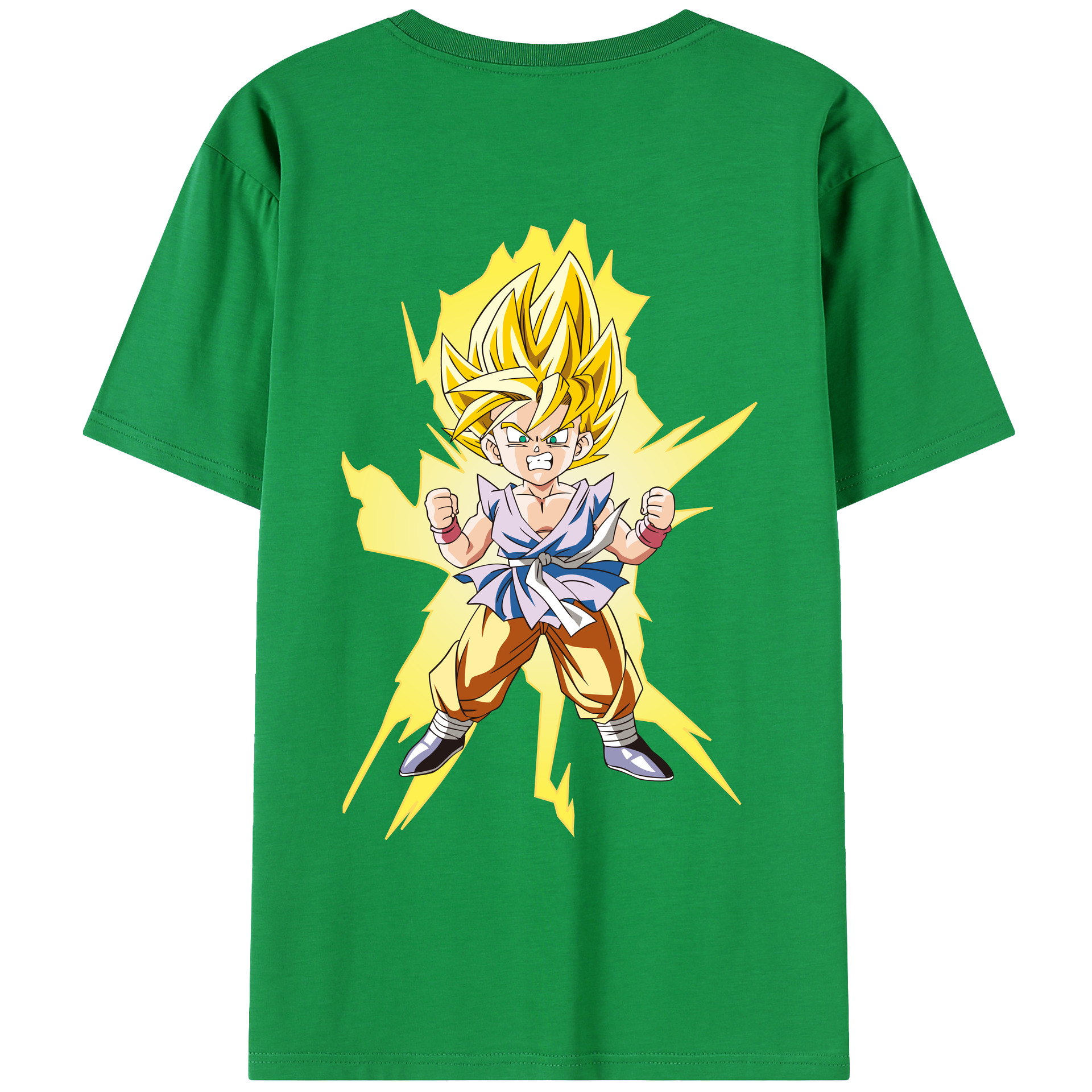 （画像用） ドラゴンボール ベジット DRAGON BALL Vegetto 綿100％ メンズ半袖Tシャツ（バックプリント） 通気性