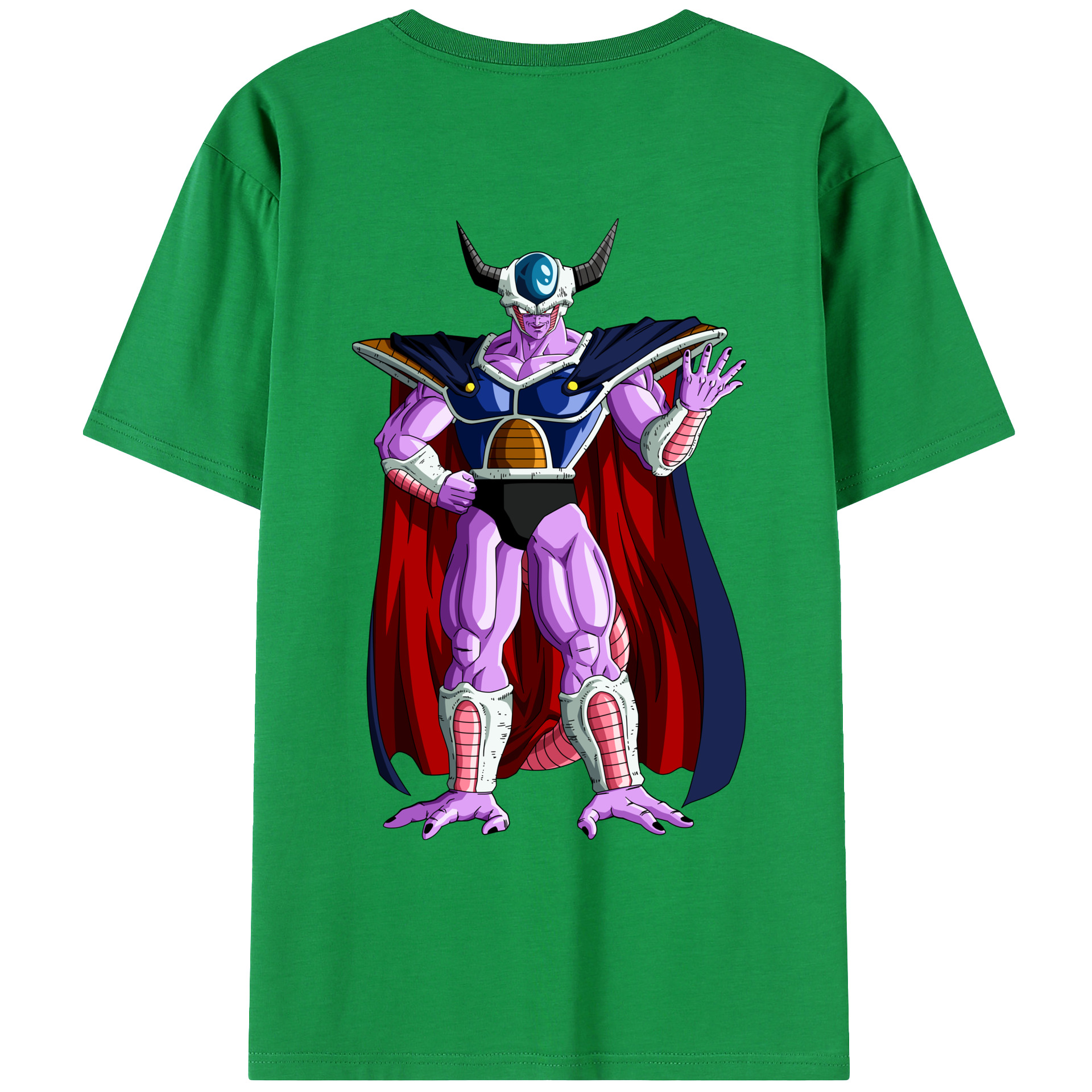 （画像用） ドラゴンボール コルド大王 DRAGON BALL King Cold 綿100％ メンズ半袖Tシャツ（バックプリント） 通気性