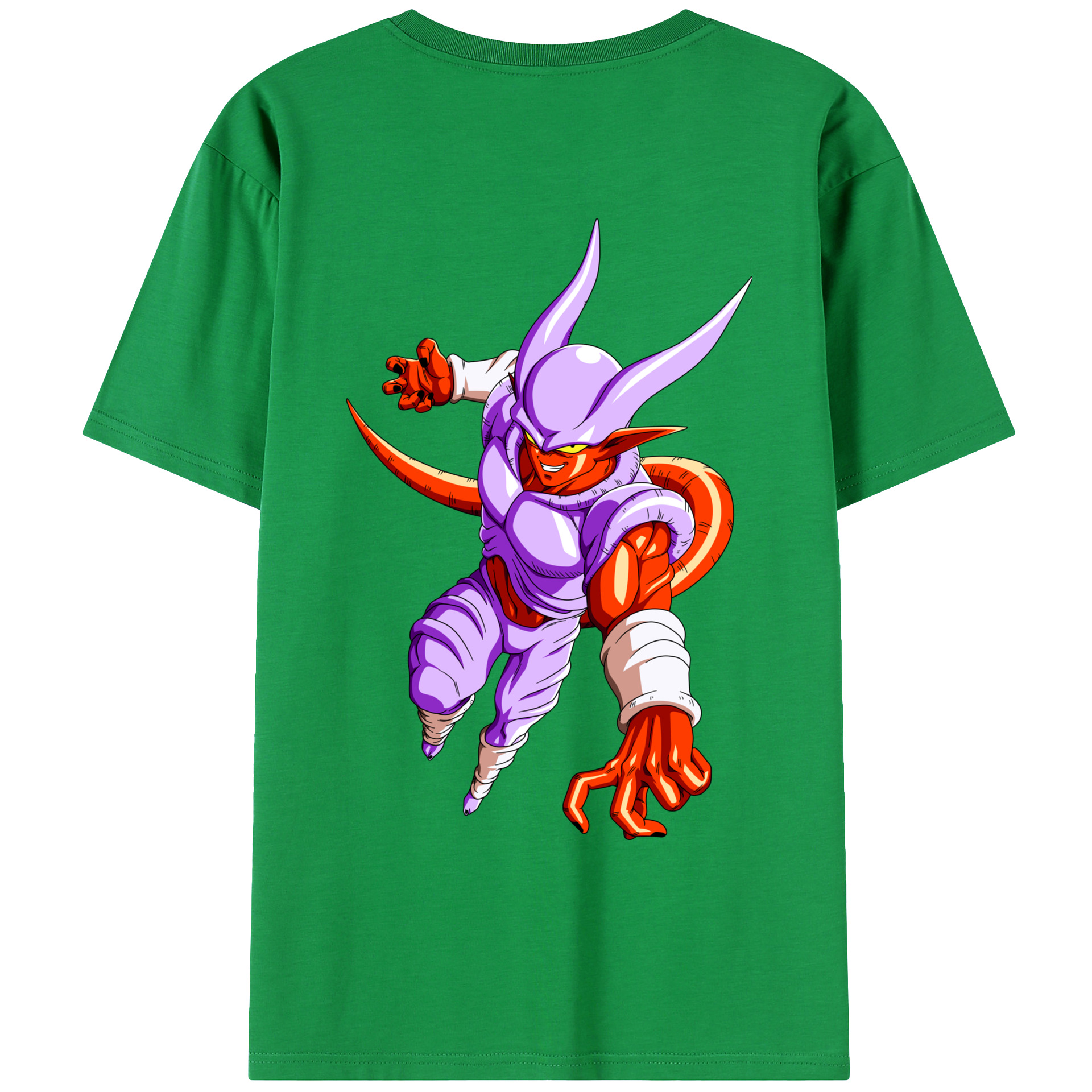（画像用） ドラゴンボール ジャネンバ DRAGON BALL Janemba 綿100％ メンズ半袖Tシャツ（バックプリント） 通気性