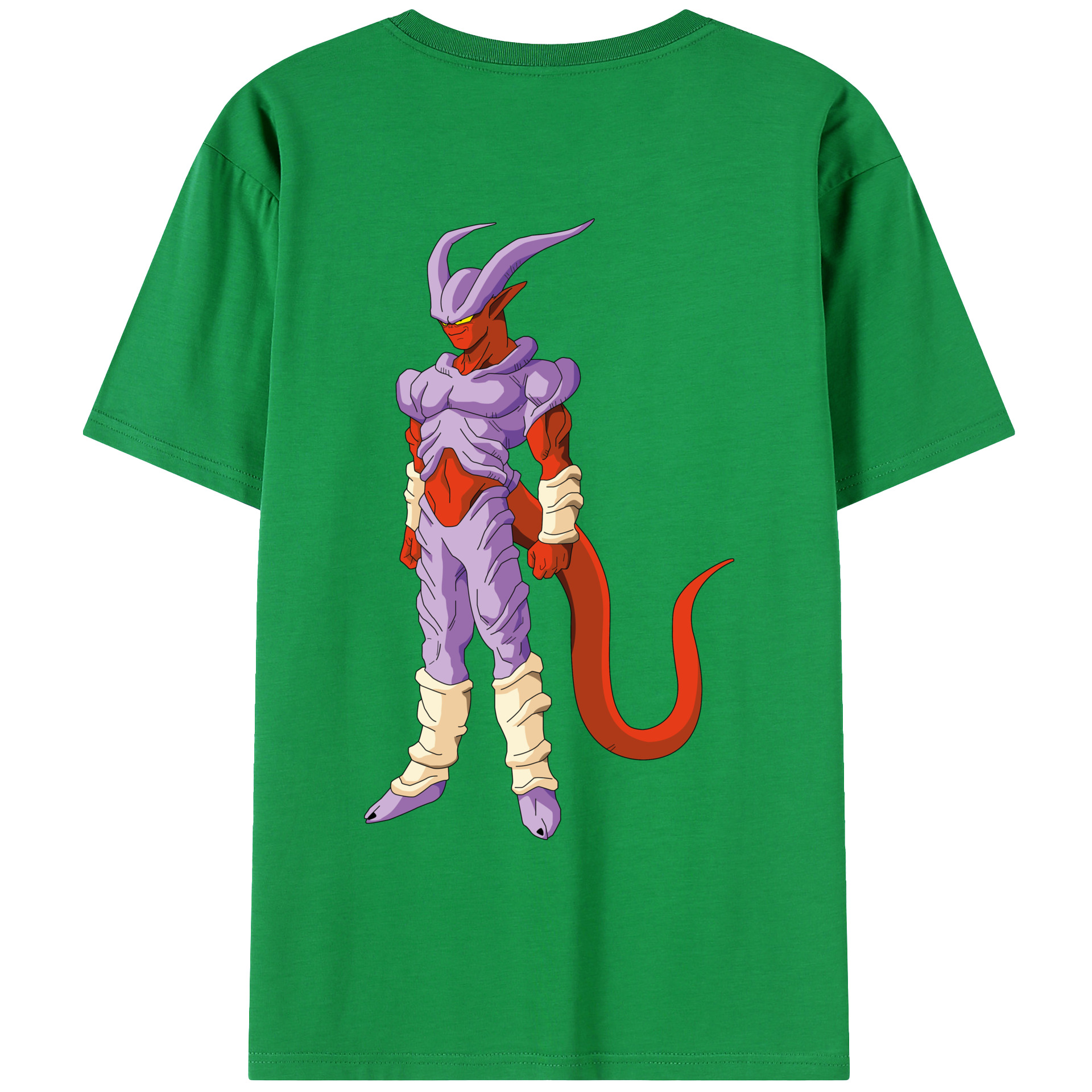 （画像用） ドラゴンボール ジャネンバ DRAGON BALL Janemba 綿100％ メンズ半袖Tシャツ（バックプリント） 通気性