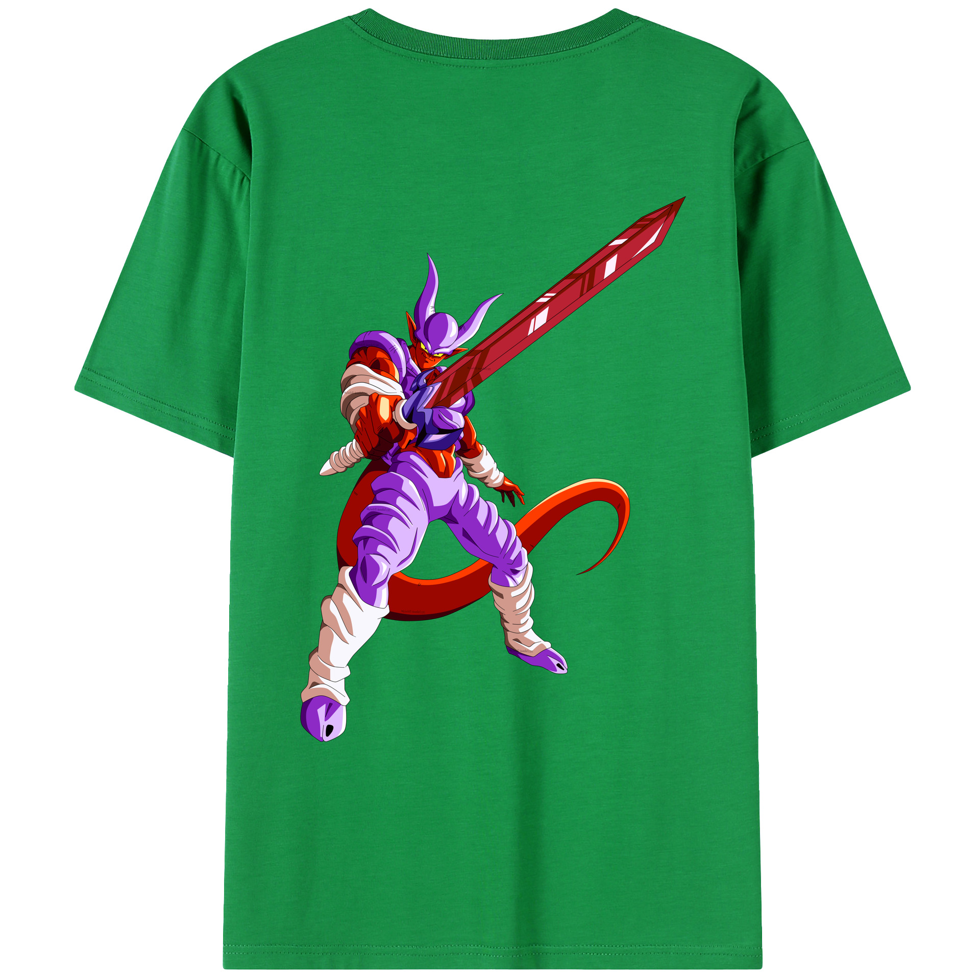 （画像用） ドラゴンボール ジャネンバ DRAGON BALL Janemba 綿100％ メンズ半袖Tシャツ（バックプリント） 通気性