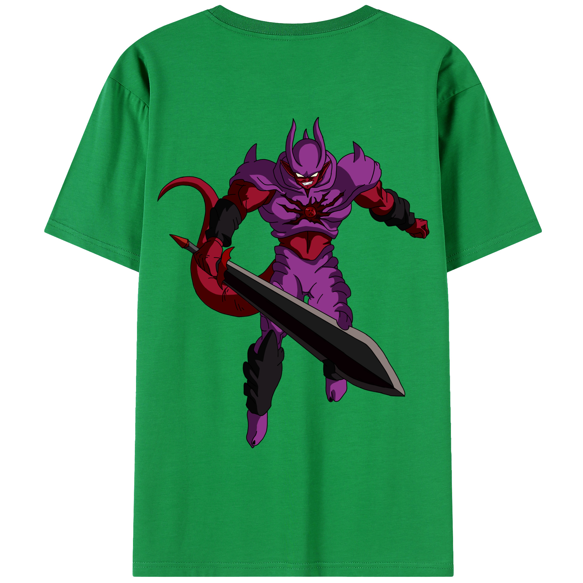 （画像用） ドラゴンボール ジャネンバ DRAGON BALL Janemba 綿100％ メンズ半袖Tシャツ（バックプリント） 通気性