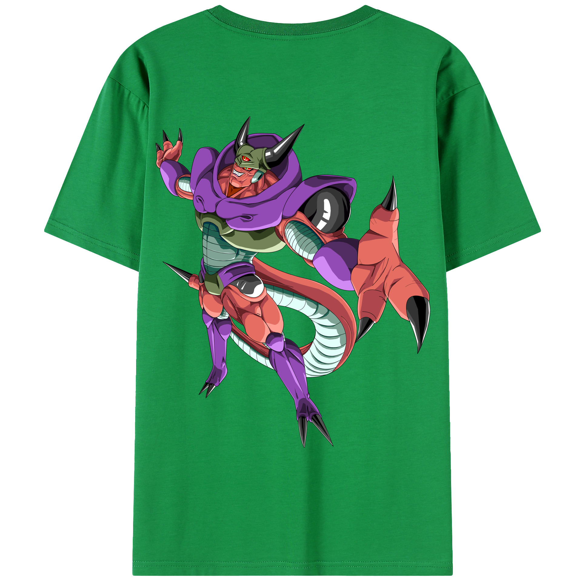 （画像用） ドラゴンボール ジャネンバ DRAGON BALL Janemba 綿100％ メンズ半袖Tシャツ（バックプリント） 通気性
