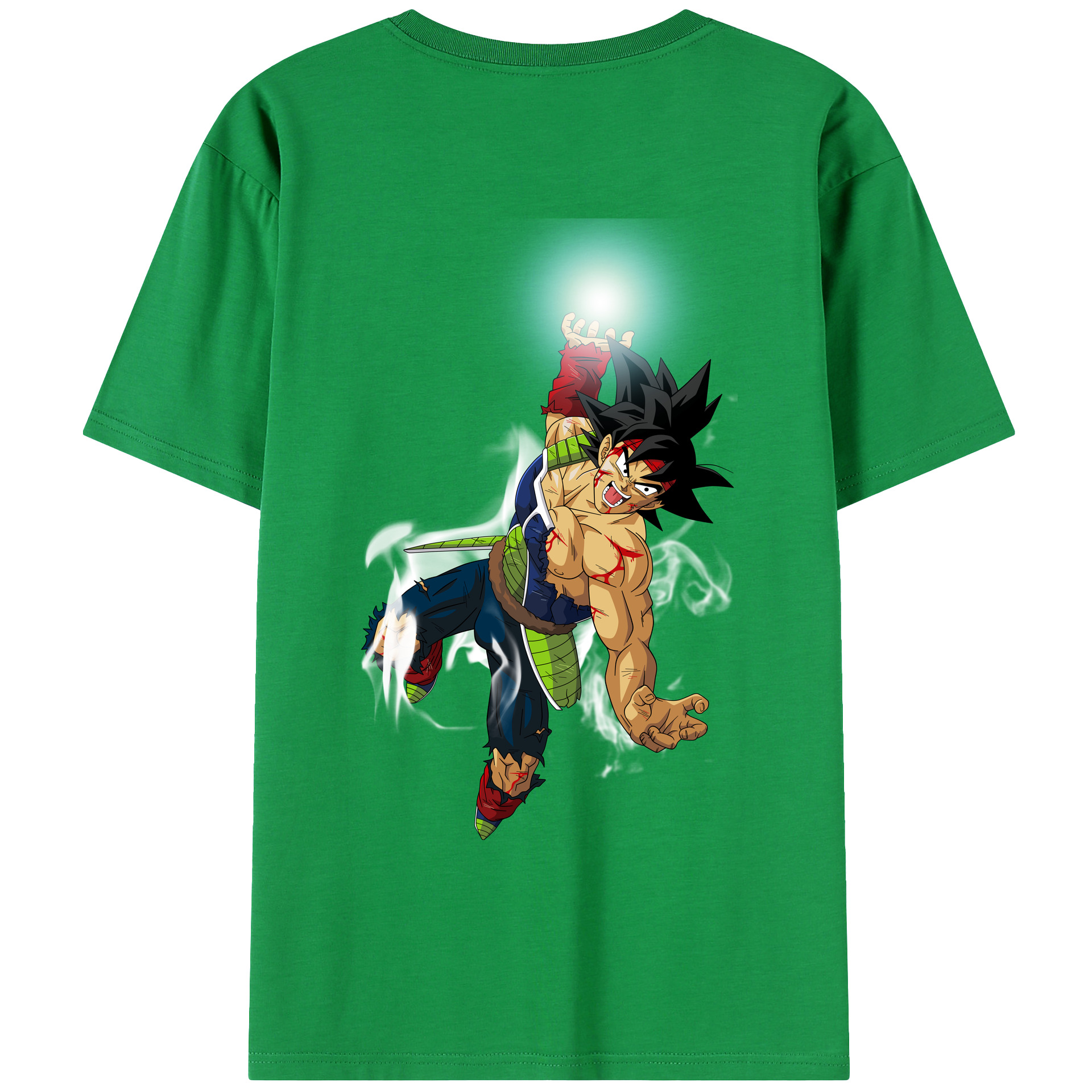 （画像用） ドラゴンボール バーダック DRAGON BALL Burdock 綿100％ メンズ半袖Tシャツ（バックプリント） 通気性