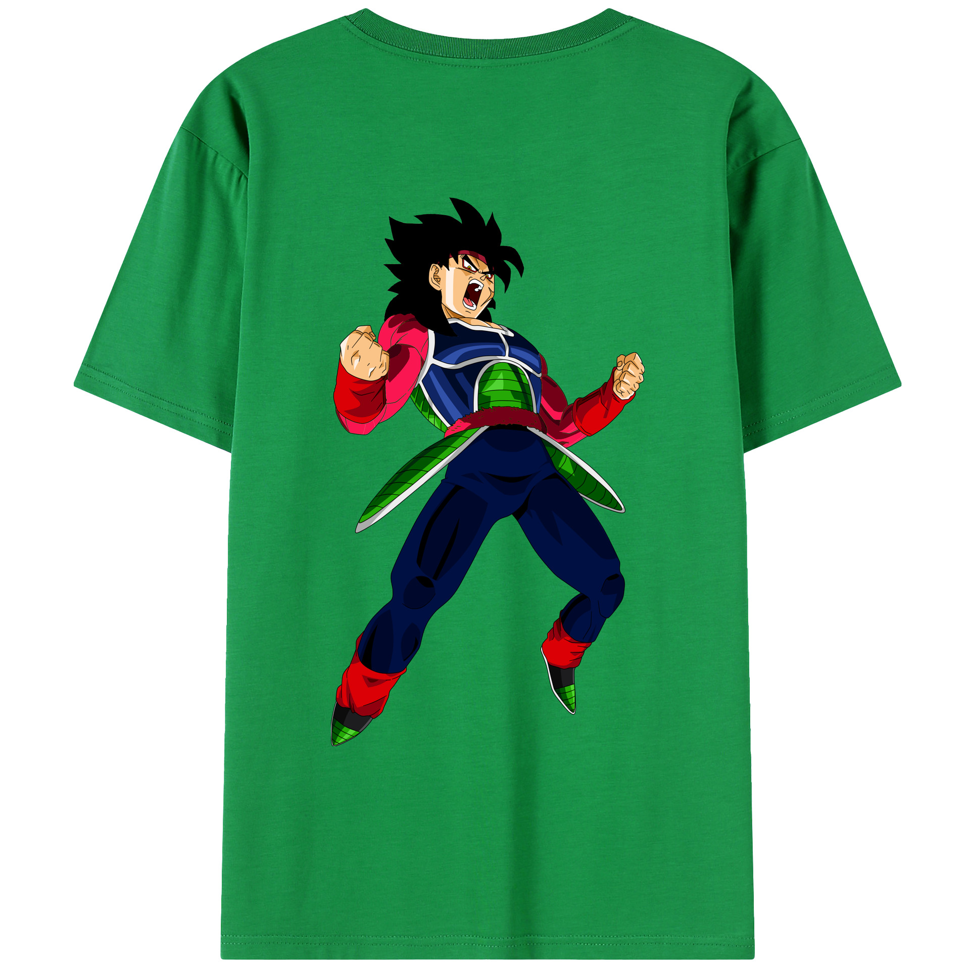 （画像用） ドラゴンボール バーダック DRAGON BALL Burdock 綿100％ メンズ半袖Tシャツ（バックプリント） 通気性
