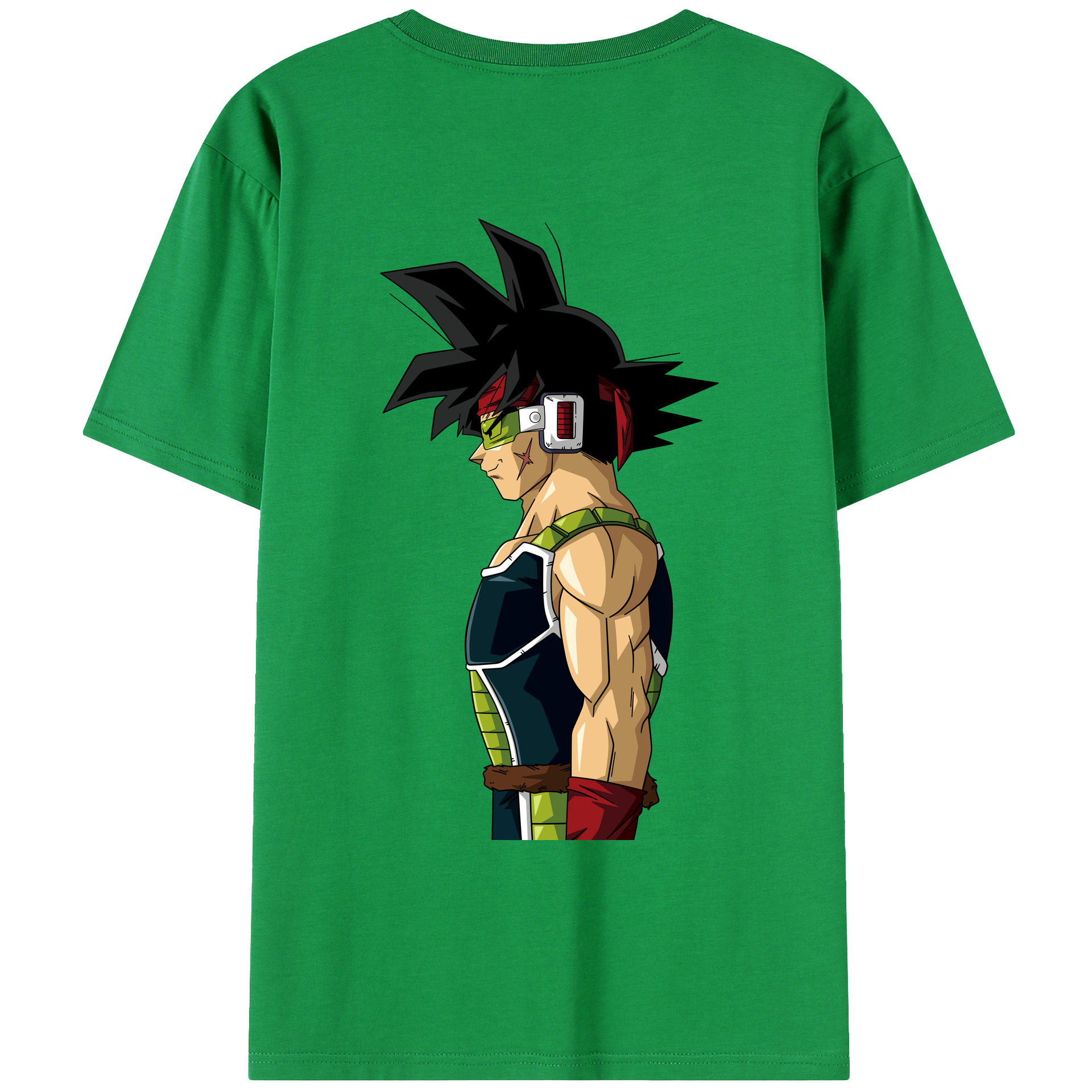 （画像用） ドラゴンボール バーダック DRAGON BALL Burdock 綿100％ メンズ半袖Tシャツ（バックプリント） 通気性