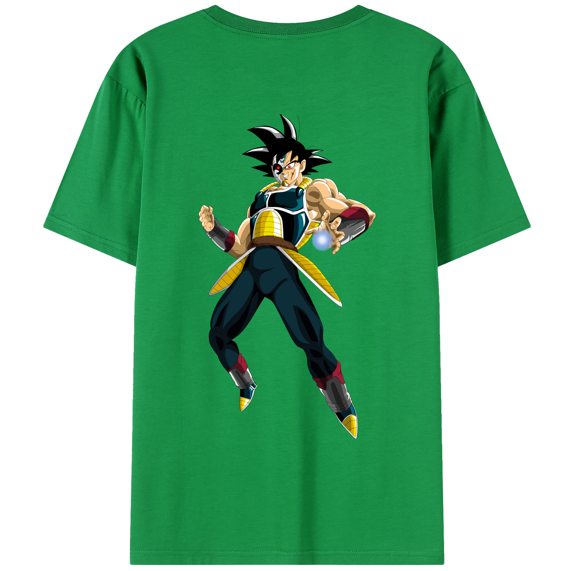 （画像用） ドラゴンボール バーダック DRAGON BALL Burdock 綿100％ メンズ半袖Tシャツ（バックプリント） 通気性