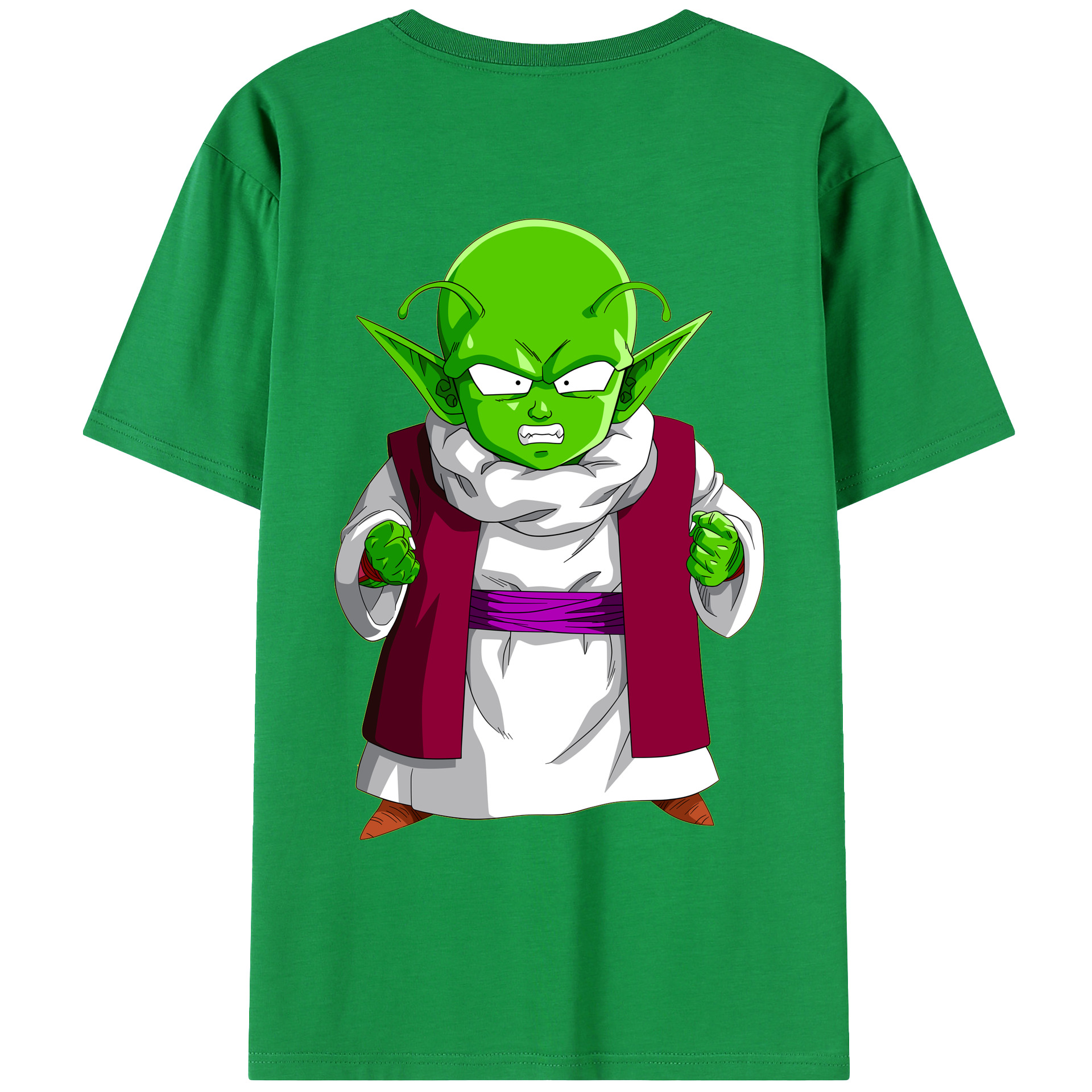 （画像用） ドラゴンボール ピッコロ DRAGON BALL Piccolo 綿100％ メンズ半袖Tシャツ（バックプリント） 通気性