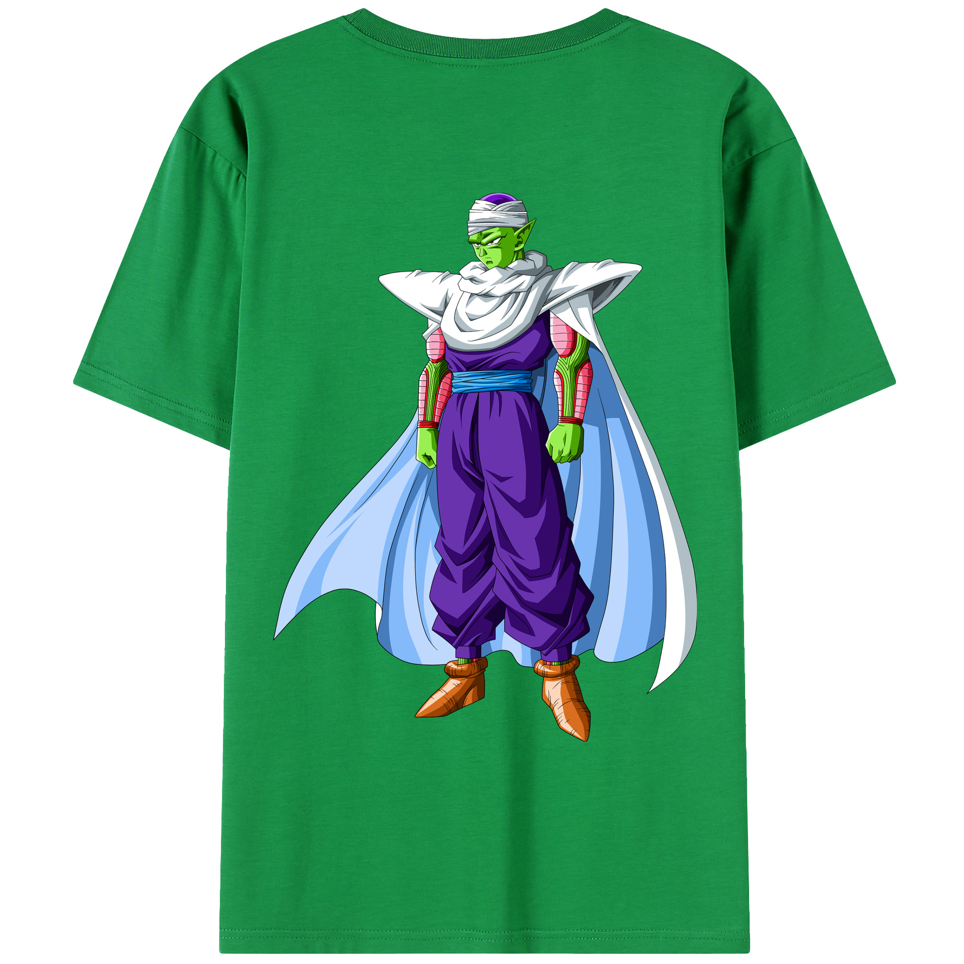 （画像用） ドラゴンボール ピッコロ DRAGON BALL Piccolo 綿100％ メンズ半袖Tシャツ（バックプリント） 通気性