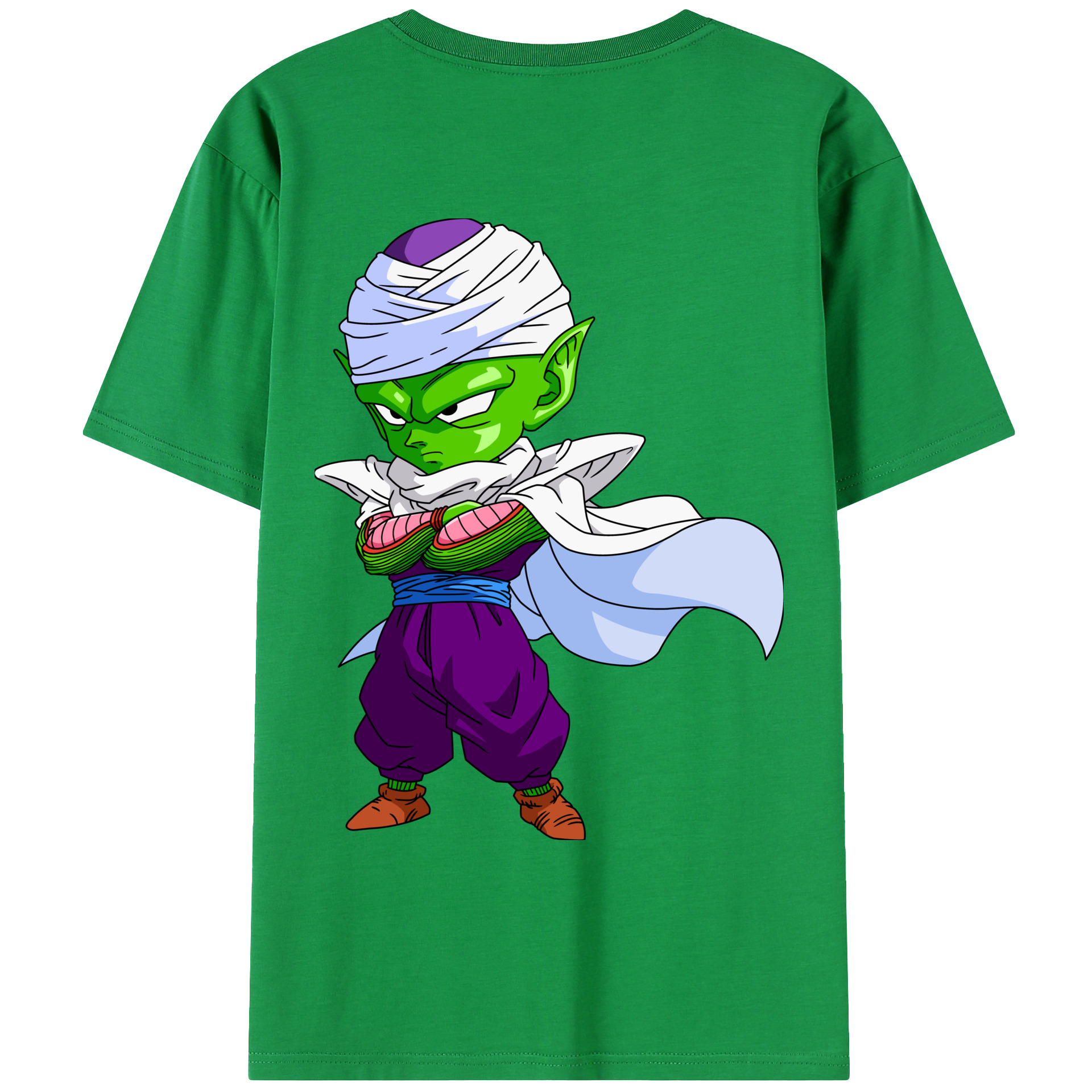 （画像用） ドラゴンボール ピッコロ DRAGON BALL Piccolo 綿100％ メンズ半袖Tシャツ（バックプリント） 通気性