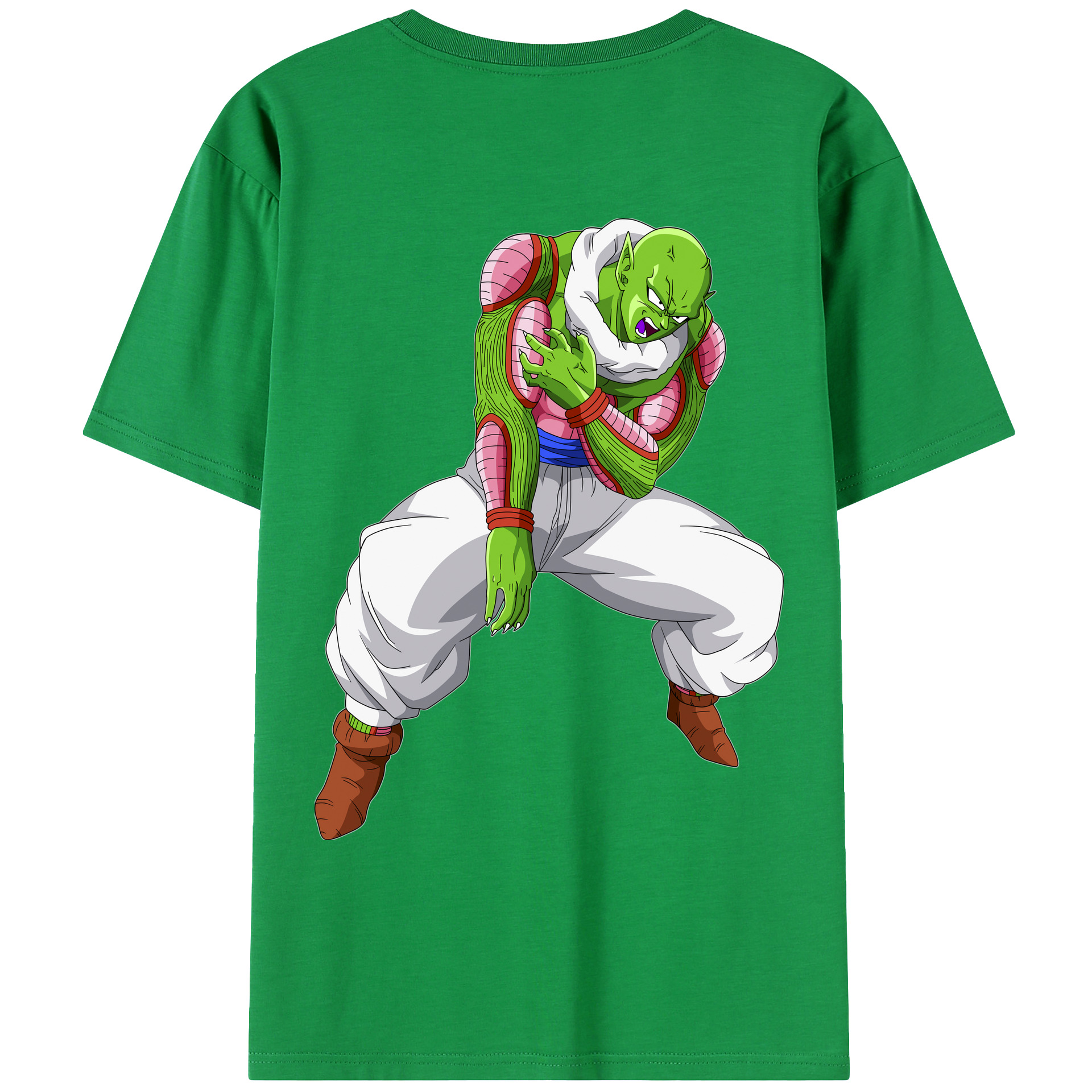 （画像用） ドラゴンボール ピッコロ DRAGON BALL Piccolo 綿100％ メンズ半袖Tシャツ（バックプリント） 通気性
