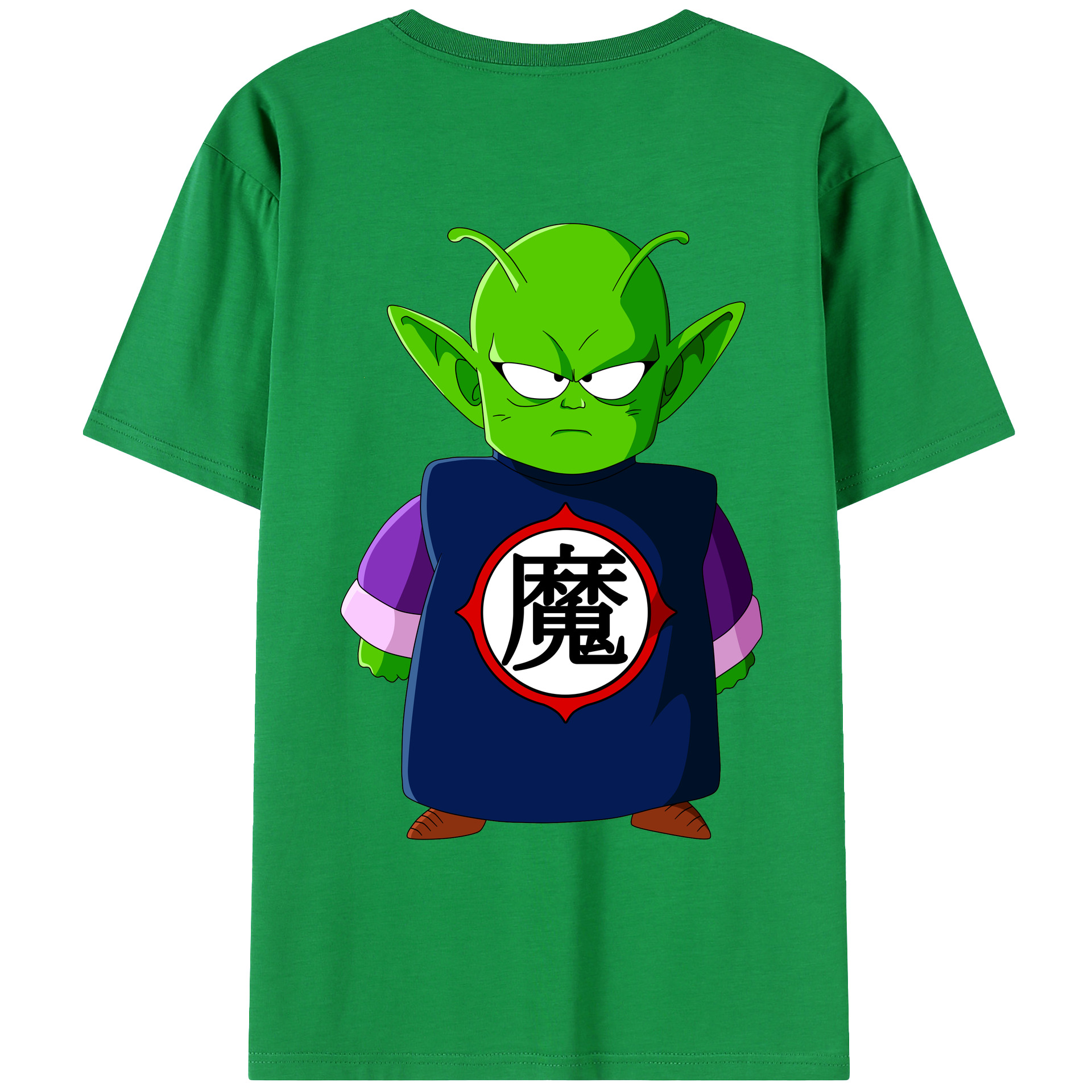（画像用） ドラゴンボール ピッコロ DRAGON BALL Piccolo 綿100％ メンズ半袖Tシャツ（バックプリント） 通気性