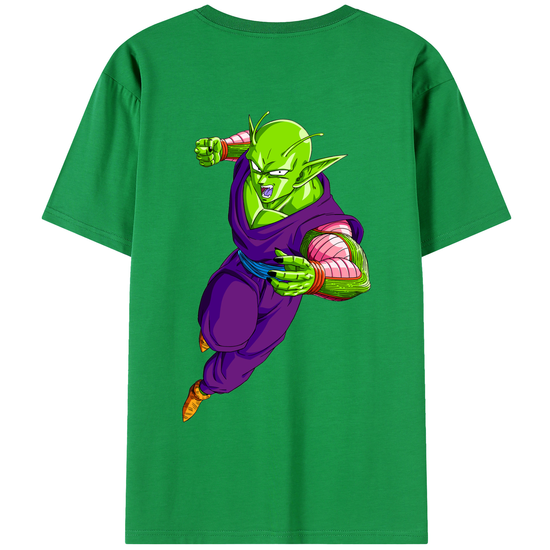 （画像用） ドラゴンボール ピッコロ DRAGON BALL Piccolo 綿100％ メンズ半袖Tシャツ（バックプリント） 通気性