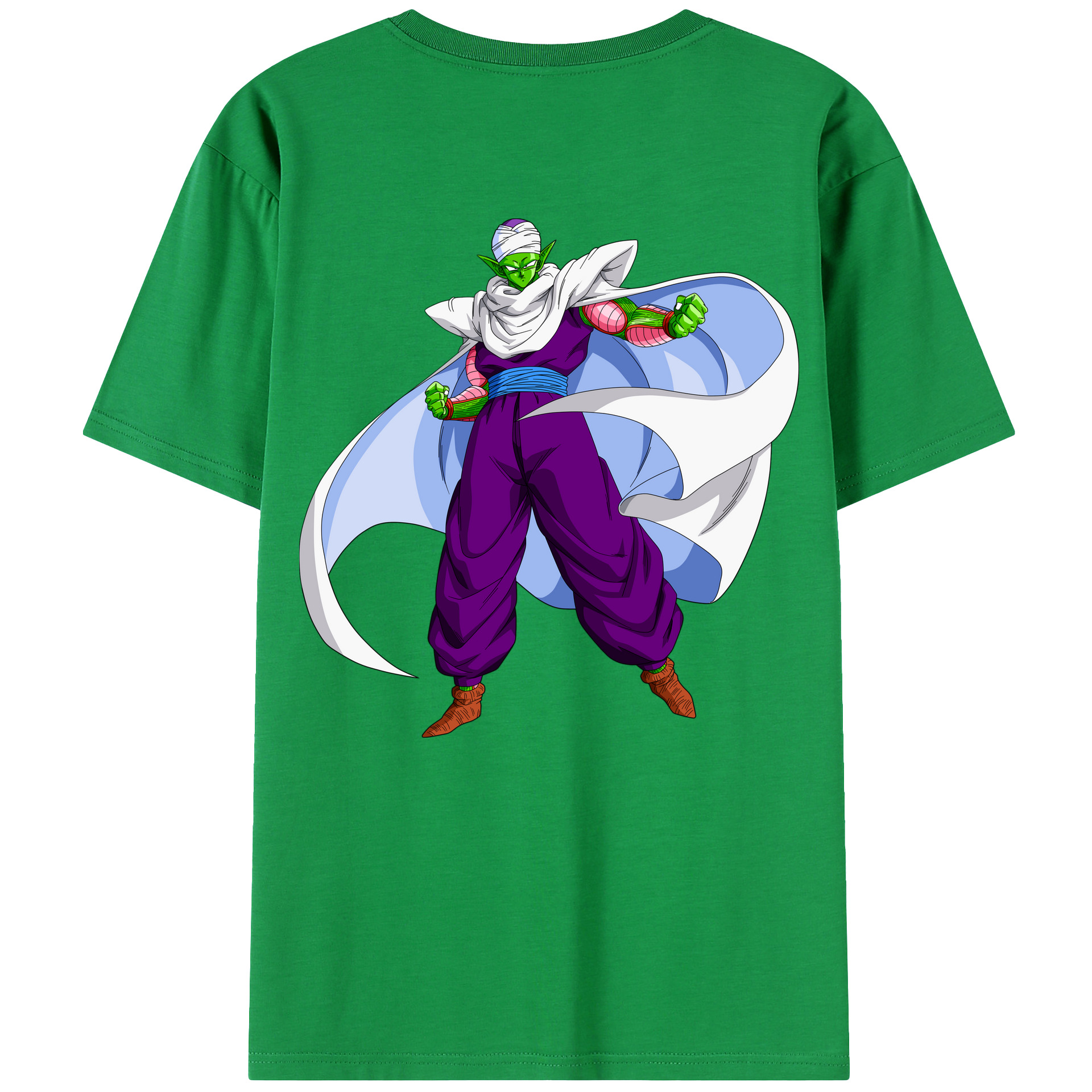 （画像用） ドラゴンボール ピッコロ DRAGON BALL Piccolo 綿100％ メンズ半袖Tシャツ（バックプリント） 通気性