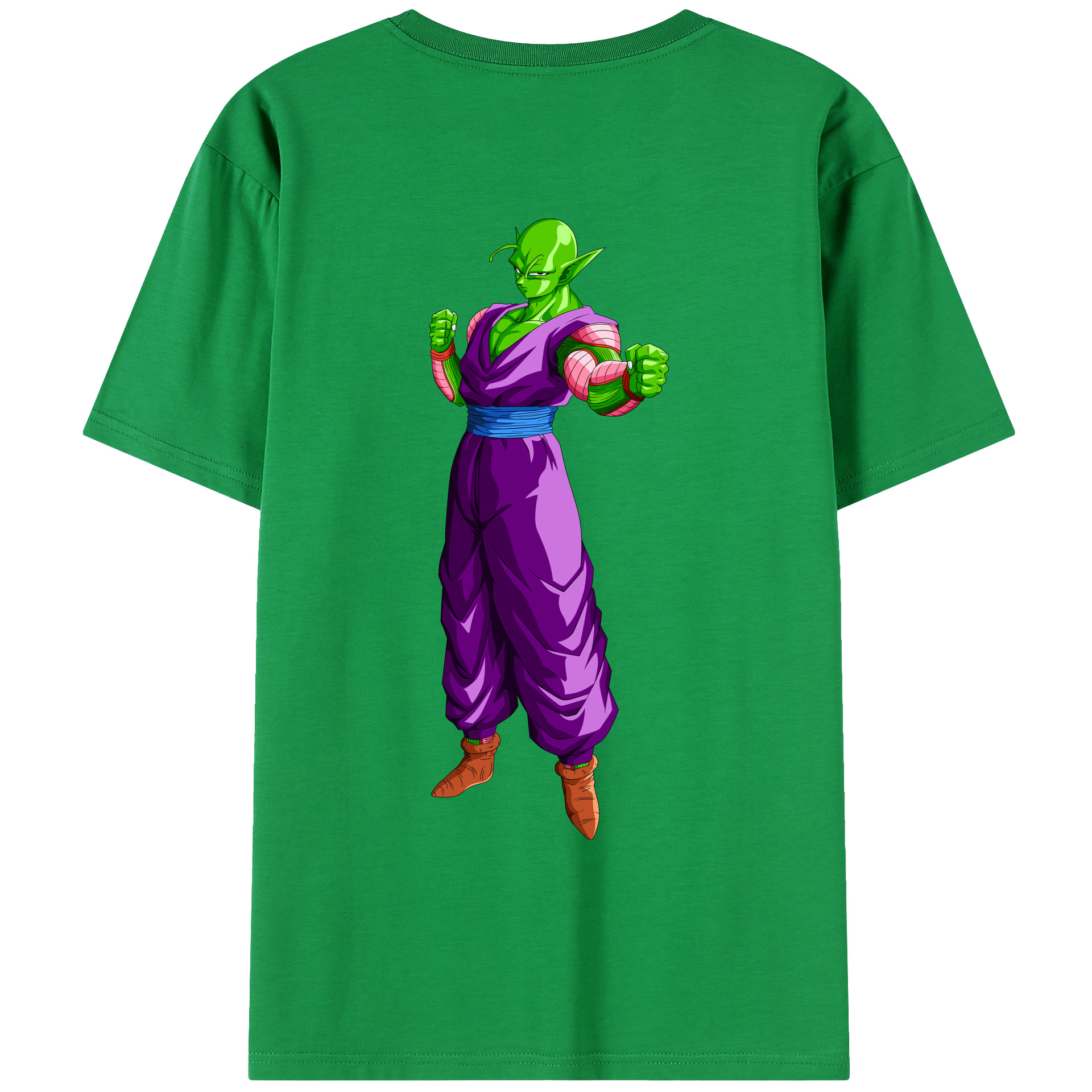 （画像用） ドラゴンボール ピッコロ DRAGON BALL Piccolo 綿100％ メンズ半袖Tシャツ（バックプリント） 通気性