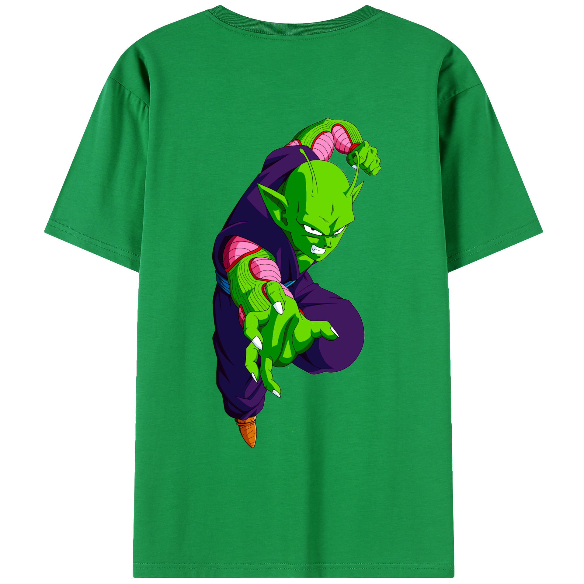 （画像用） ドラゴンボール ピッコロ DRAGON BALL Piccolo 綿100％ メンズ半袖Tシャツ（バックプリント） 通気性