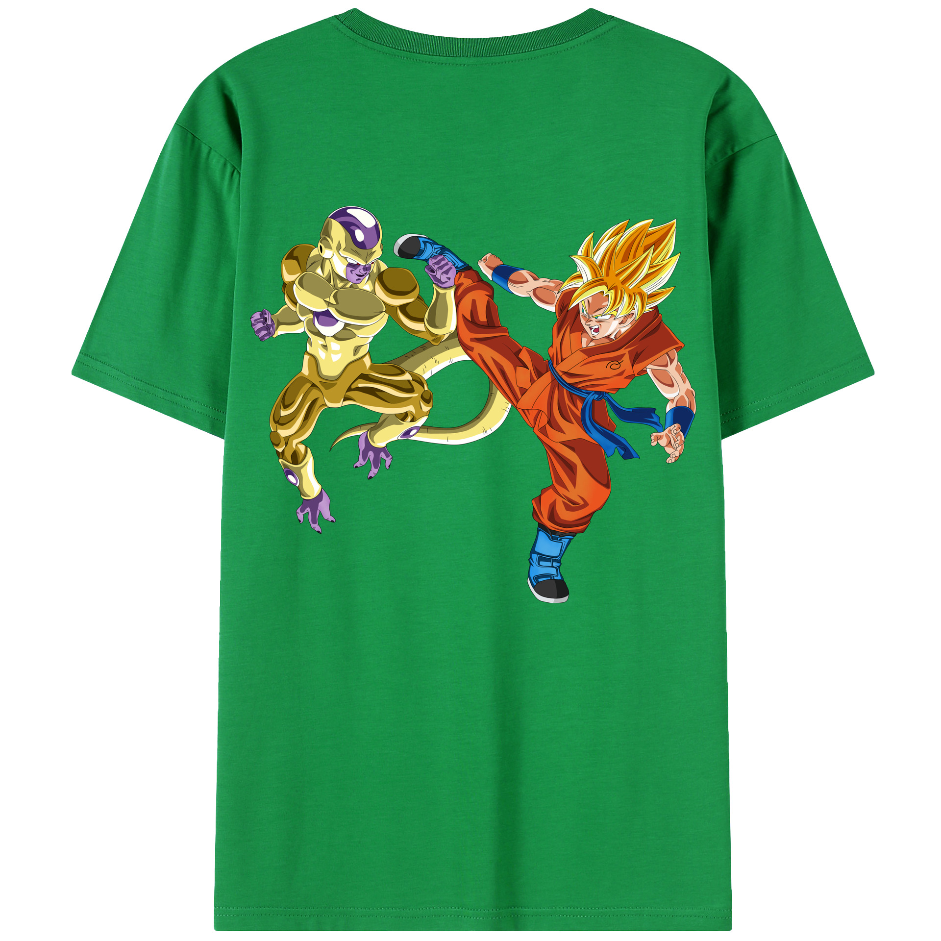 （画像用） ドラゴンボール DRAGON BALL 綿100％ メンズ半袖Tシャツ（バックプリント） 通気性