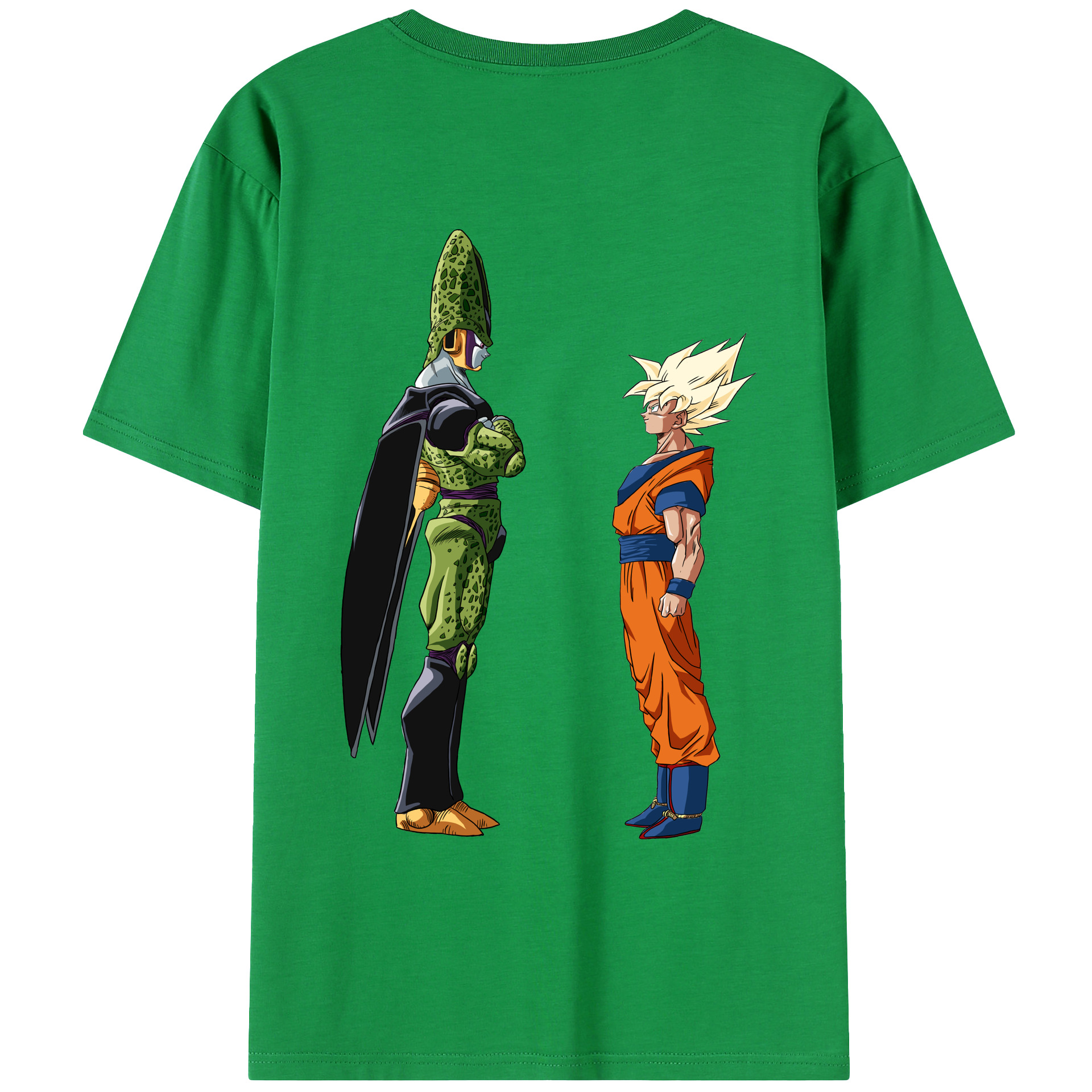 （画像用） ドラゴンボール DRAGON BALL 綿100％ メンズ半袖Tシャツ（バックプリント） 通気性